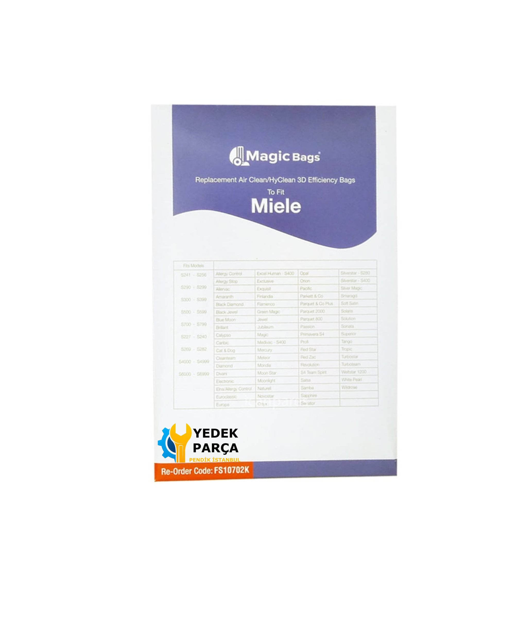 Miele Uyumlu Solaris Süpürge Toz Torbası 4 Adet