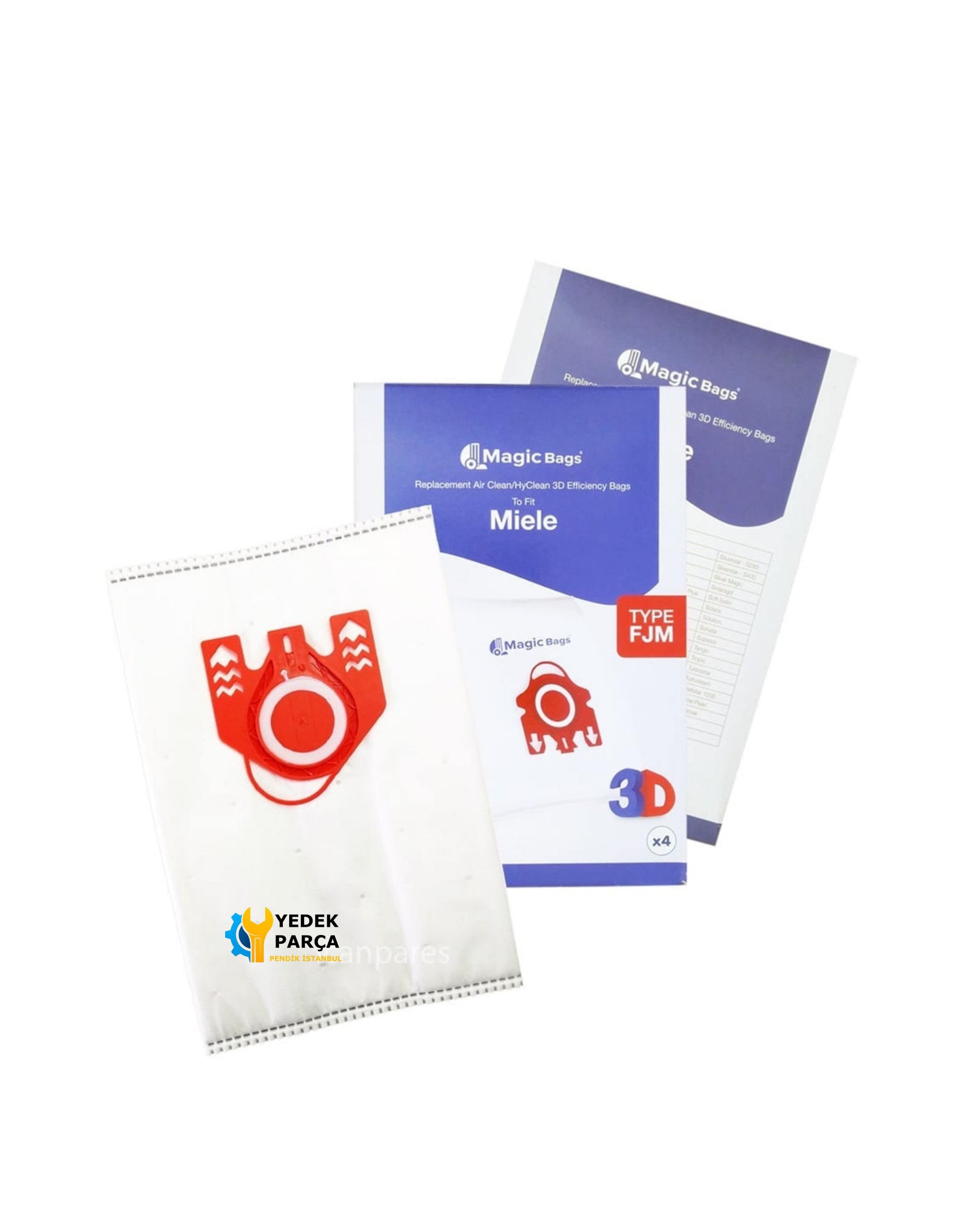 Miele Uyumlu Expert Süpürge Toz Torbası 4 Adet