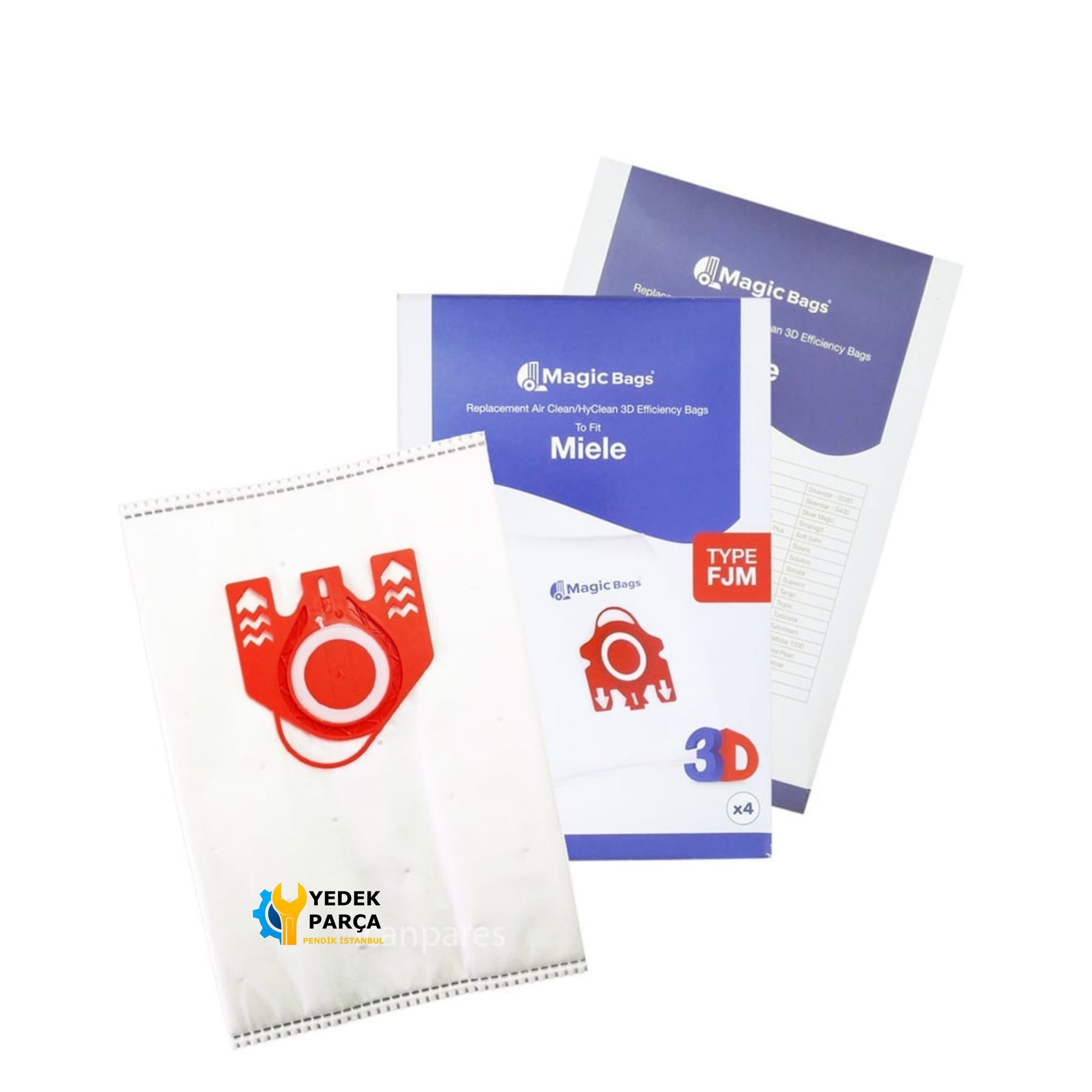 Miele Uyumlu Exquisit M Süpürge Toz Torbası 4 Adet