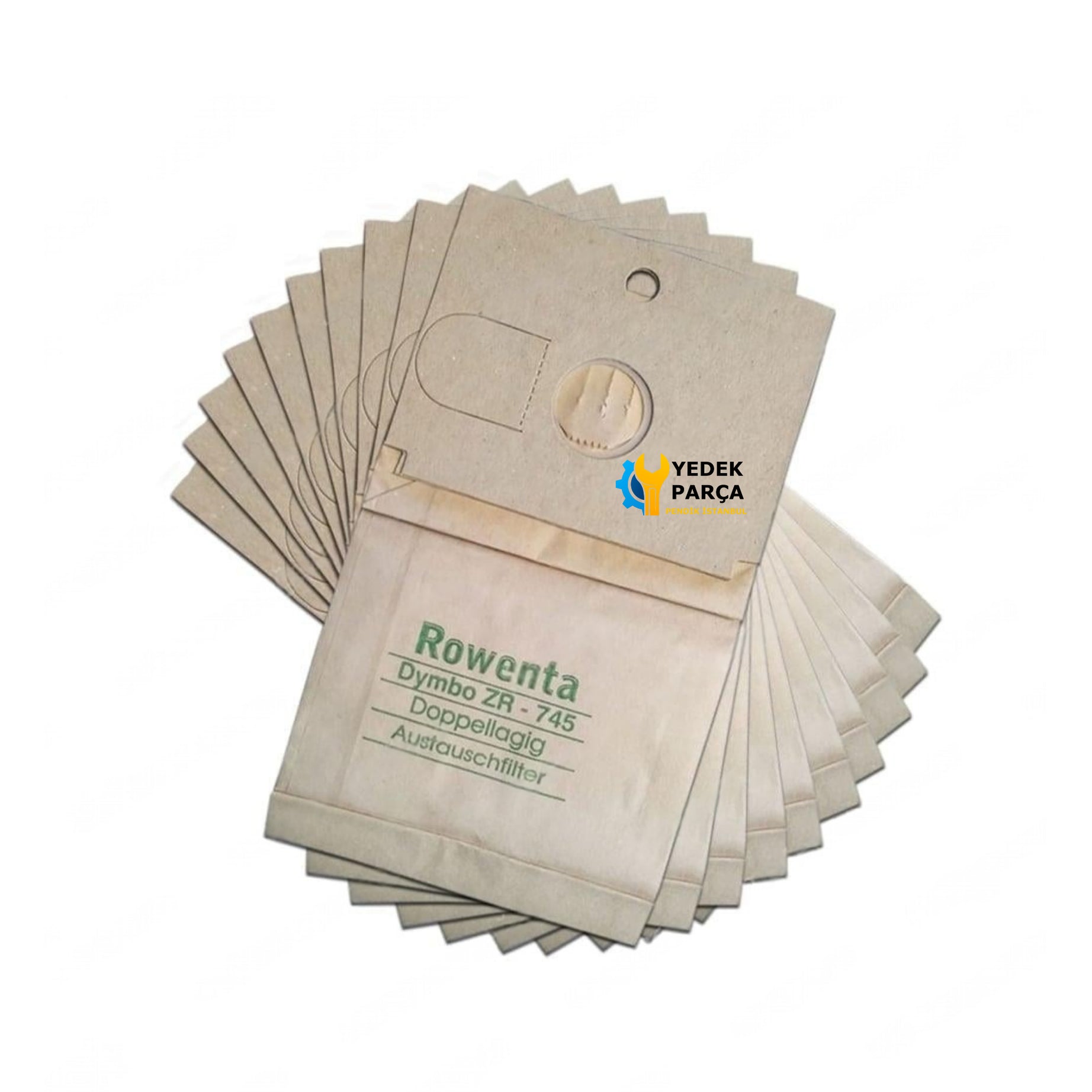 Rowenta Uyumlu Dymbo RS005 Süpürge Kağıt Toz Torbası 10 Adet