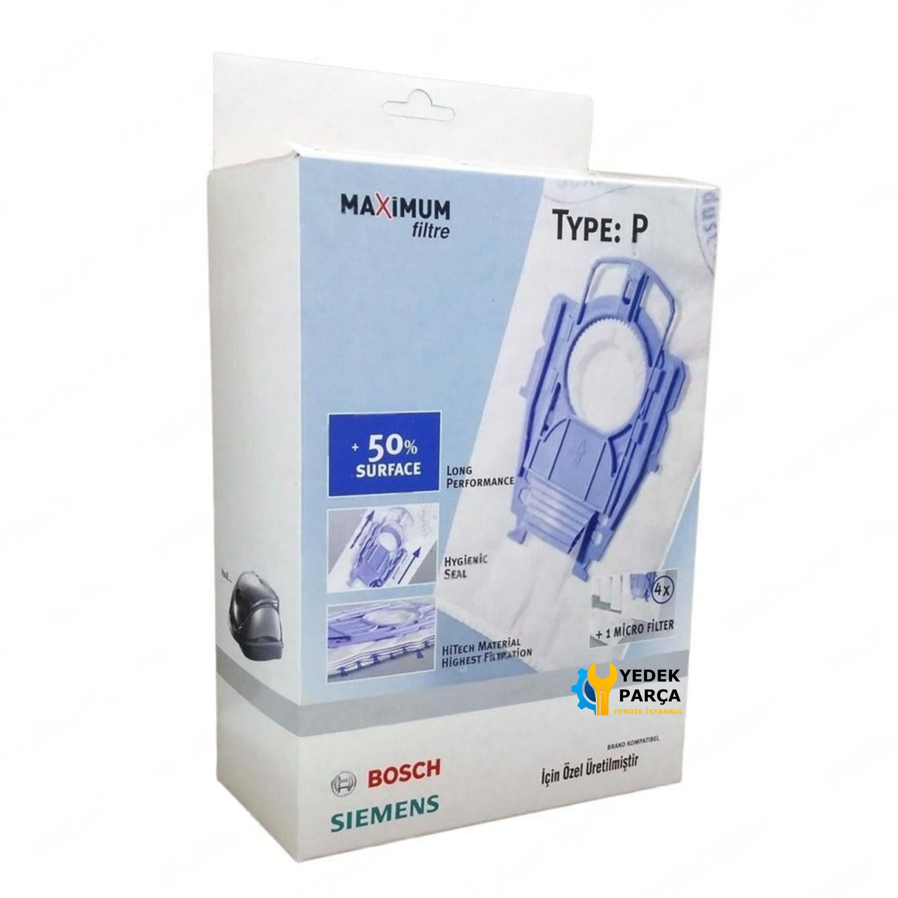 Bosch Uyumlu BGS 41430 Süpürge Toz Torbası (16 Adet)