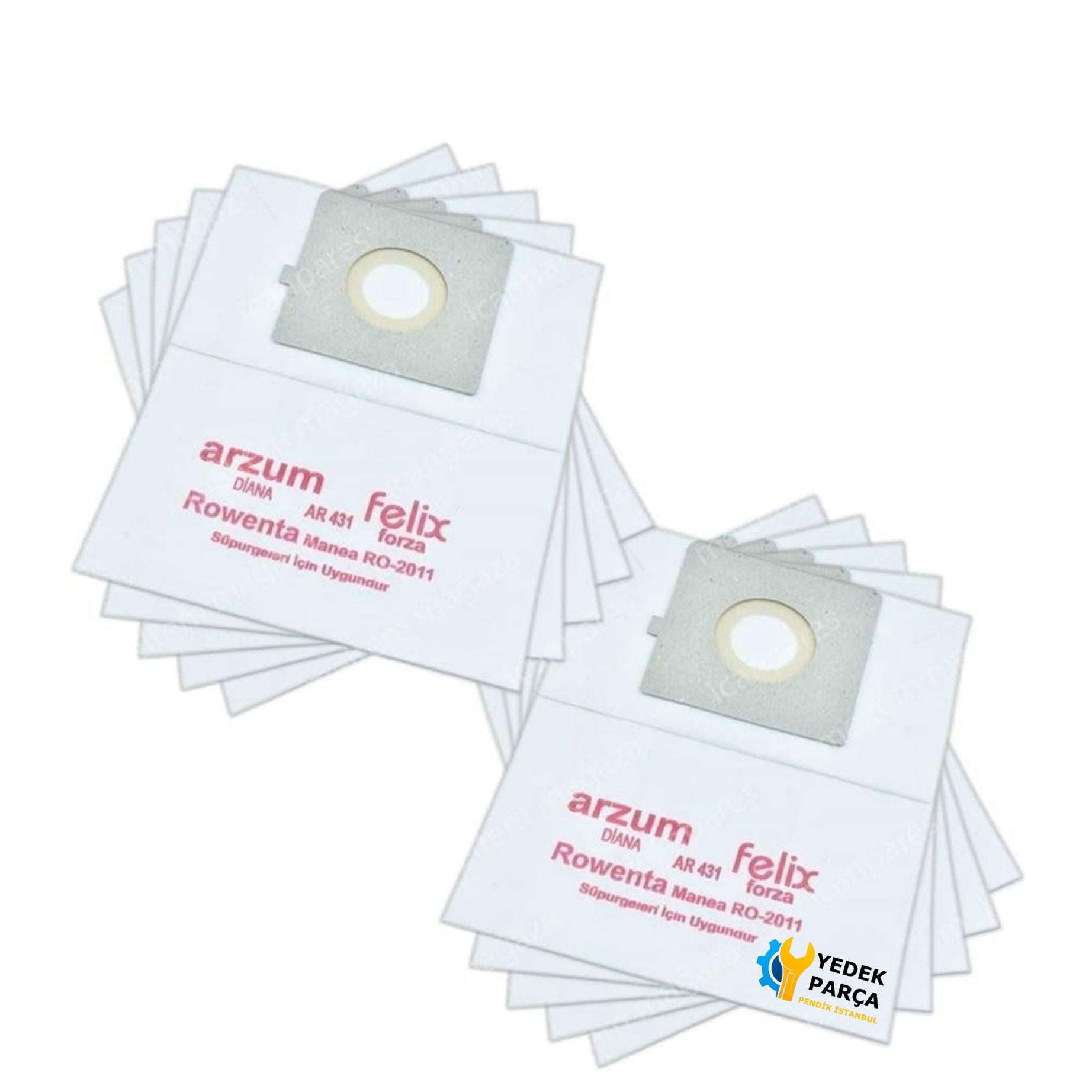 Homemaxx Uyumlu HX 45124 Süpürge Kağıt Toz Torbası 10 Adet