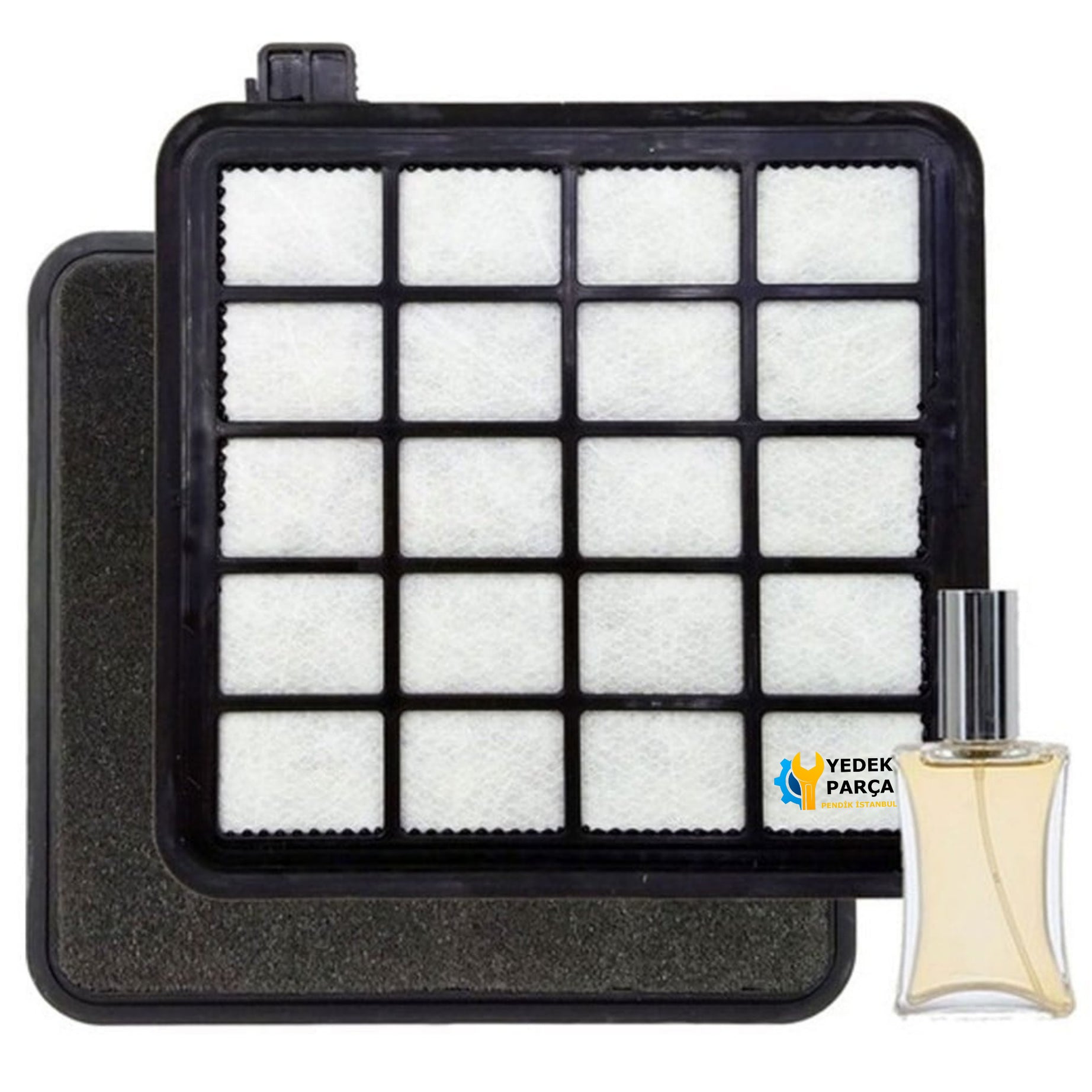 Samsung Uyumlu VC07T357MHB/TR Süpürge Hazne Motor Koruma Filtresi Hediyeli