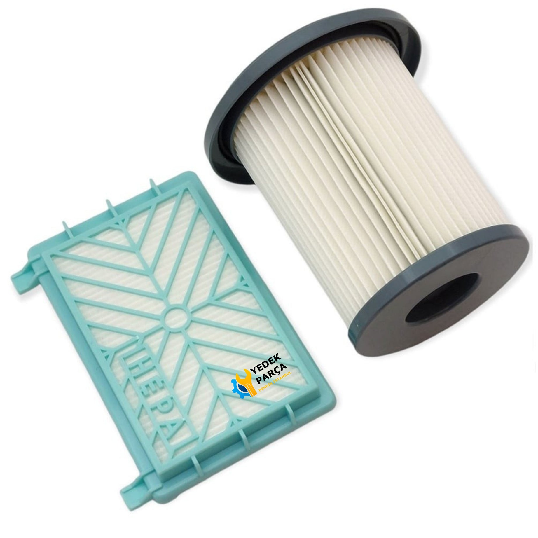 Philips Uyumlu Fc 8734 Süpürge Silindir Filtre Hepa Filtresi Bakım Seti Hediyeli