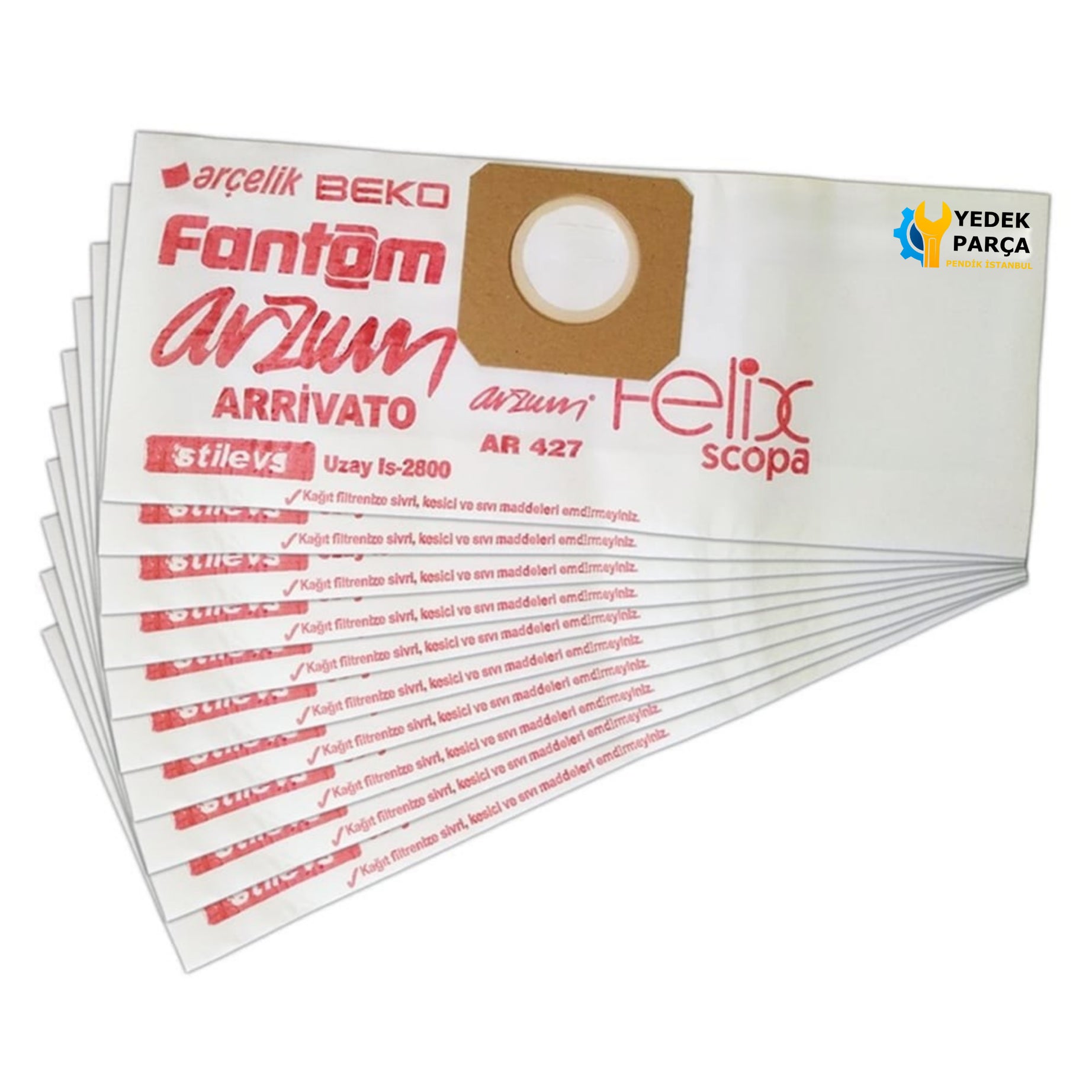 Beko BKS 9560 Süpürge Kağıt Toz Torbası 10 adet