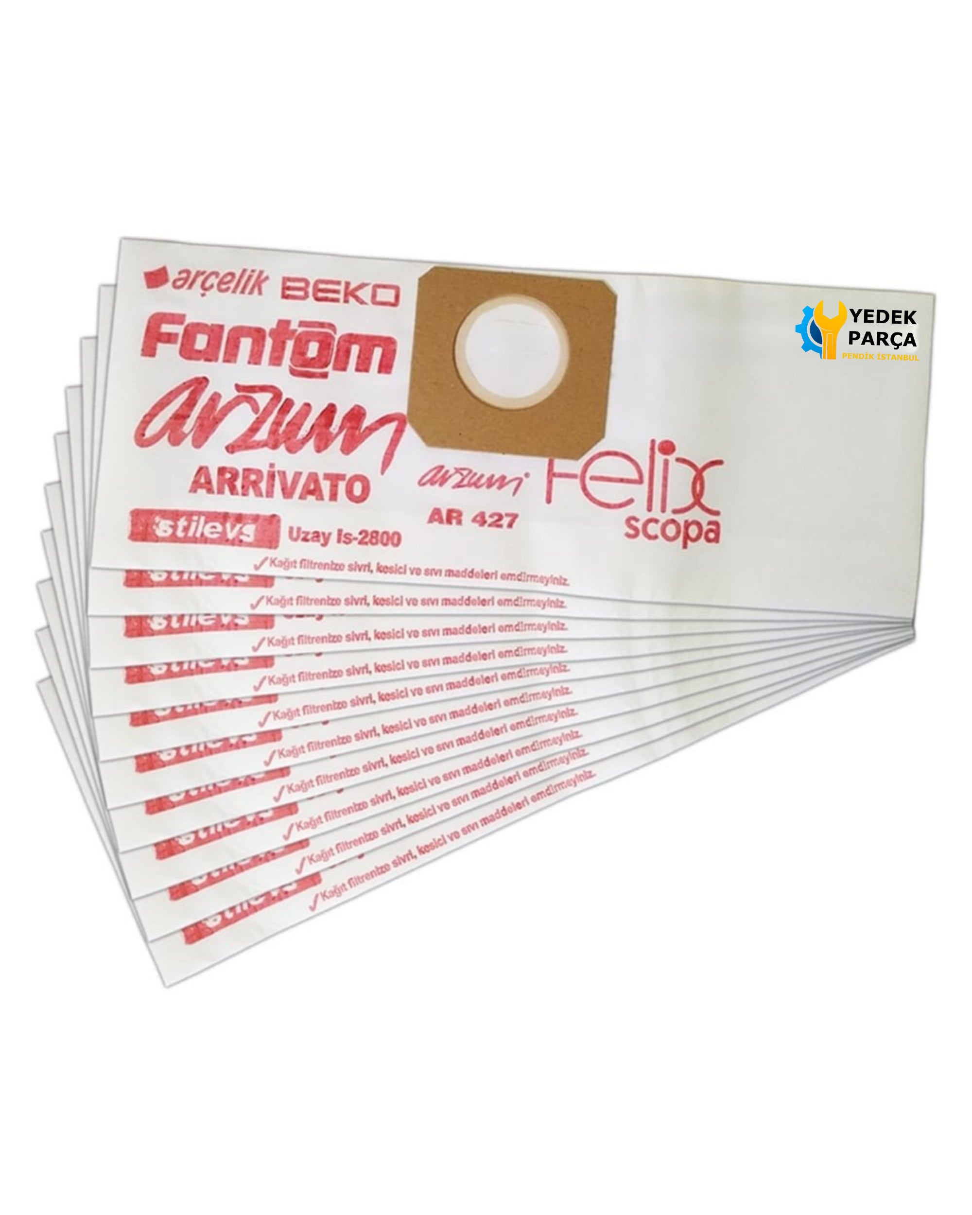 Beko BKS 9560 Süpürge Kağıt Toz Torbası 10 adet