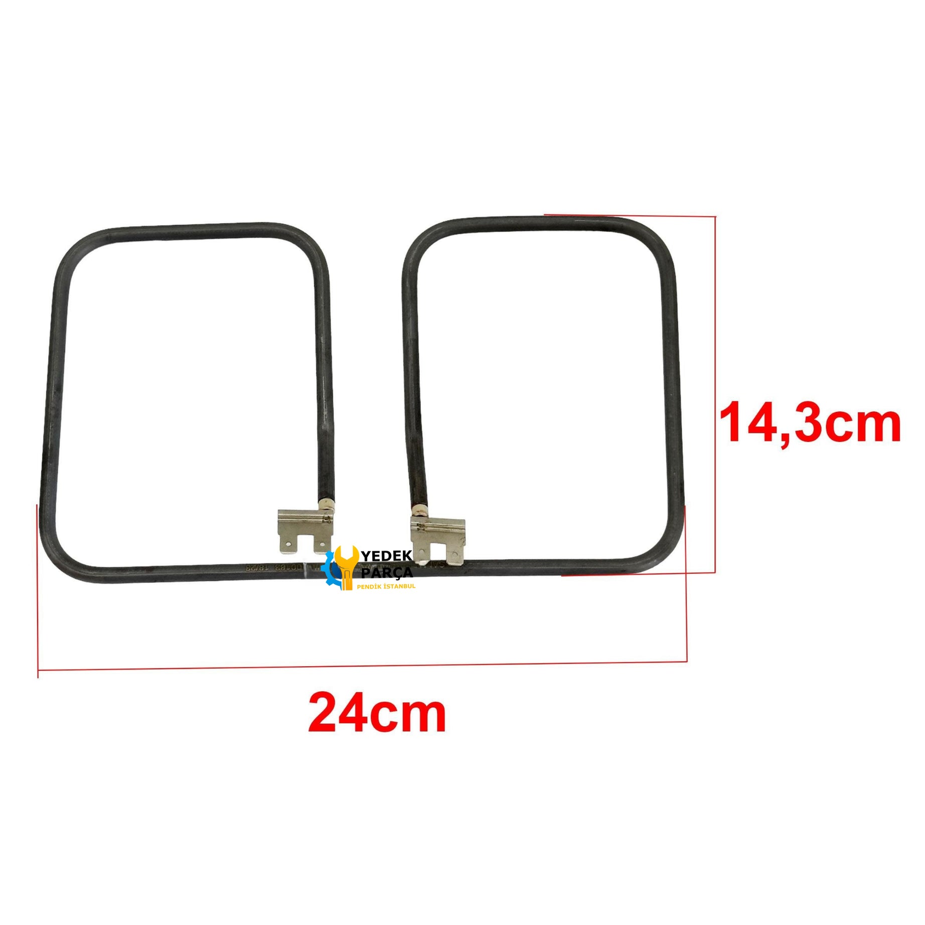 Tefal Uyumlu Tost Makinesi Rezistansı - 24*14,3cm 110V 900W - Bir Çok Marka İle Uyumlu