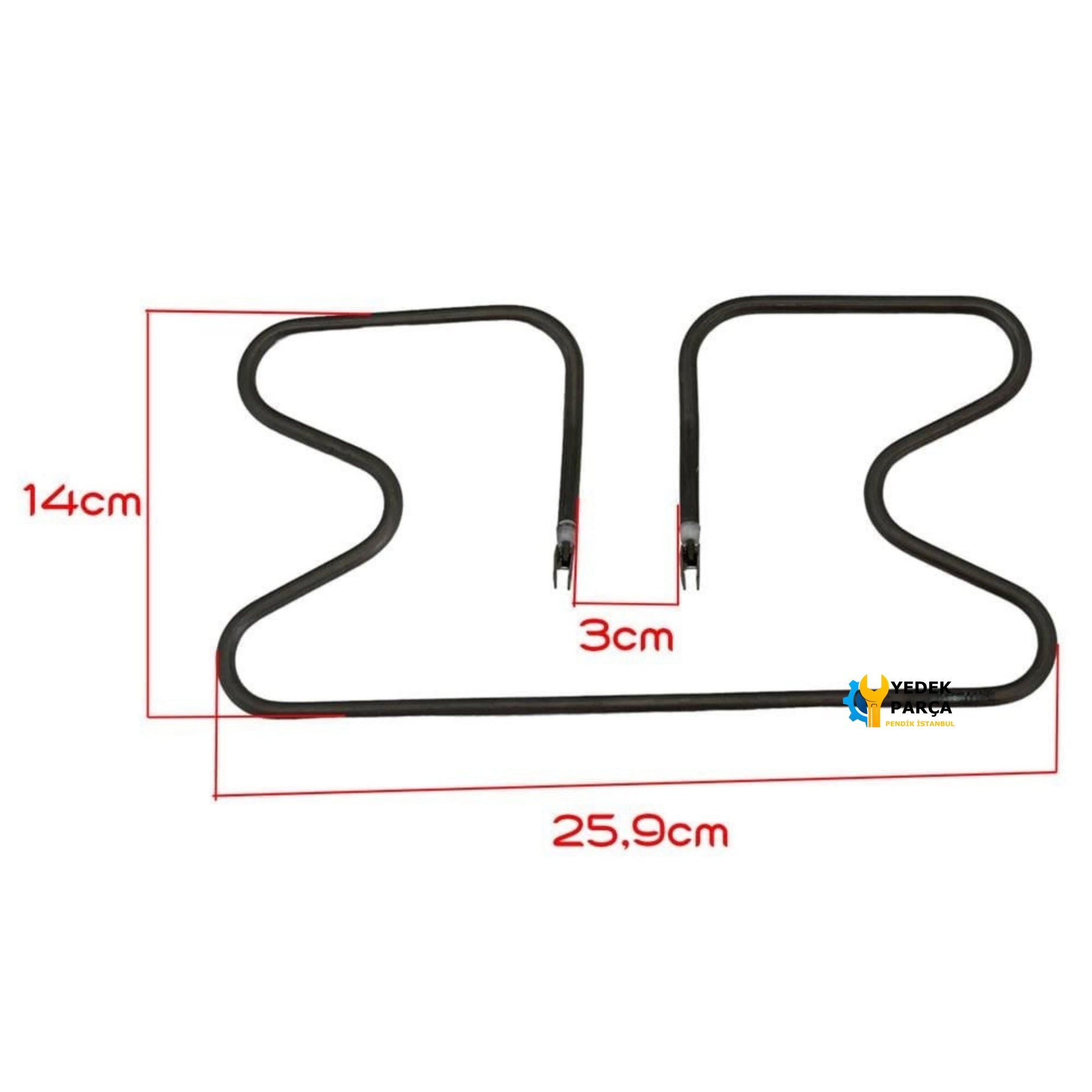 Tost Makinesi Rezistansı - 110V 1000W Kelebek - Bir Çok Marka İle Uyumlu