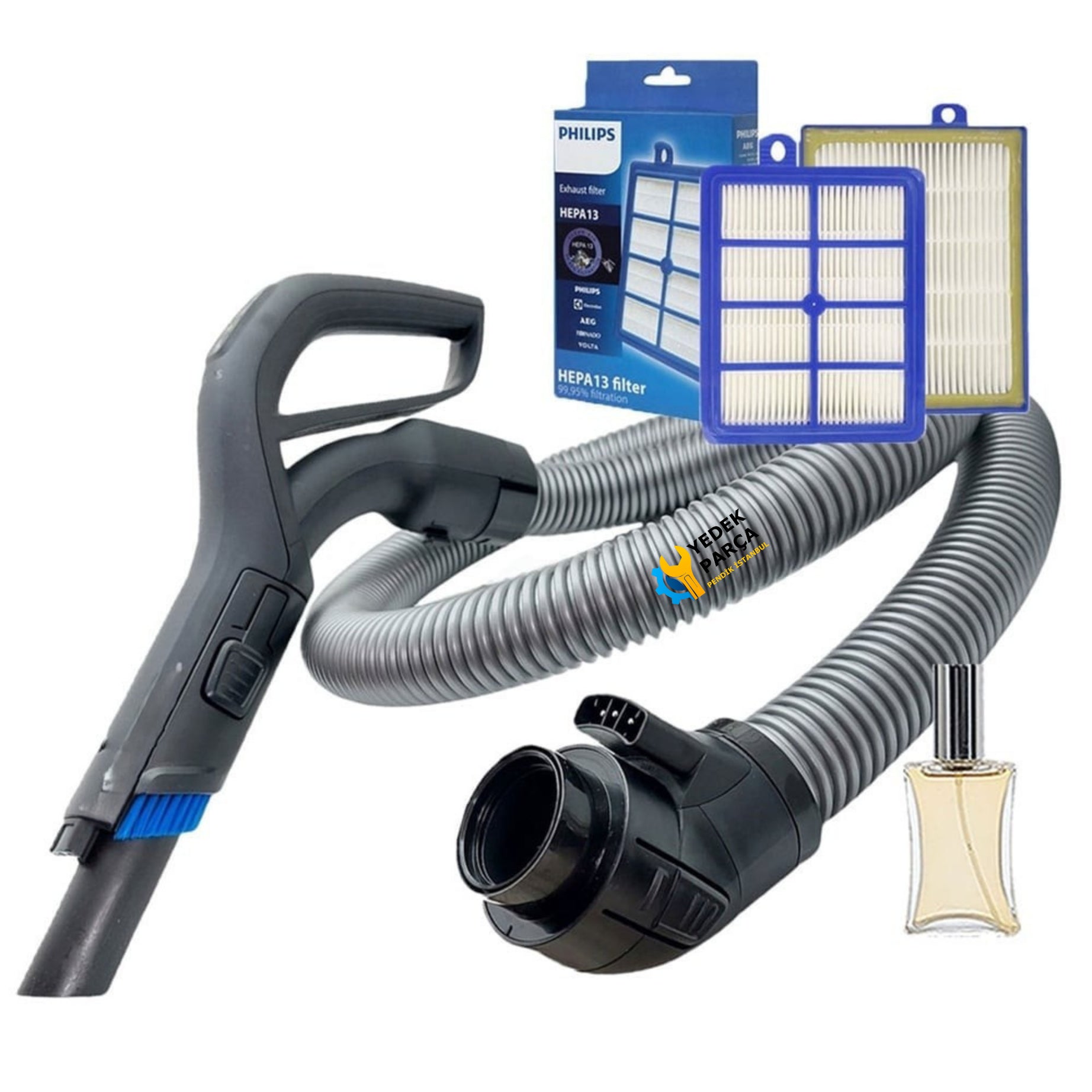 Philips 432200426571 Elektrikli Süpürge Hortumu ve Filtresi Hediyeli