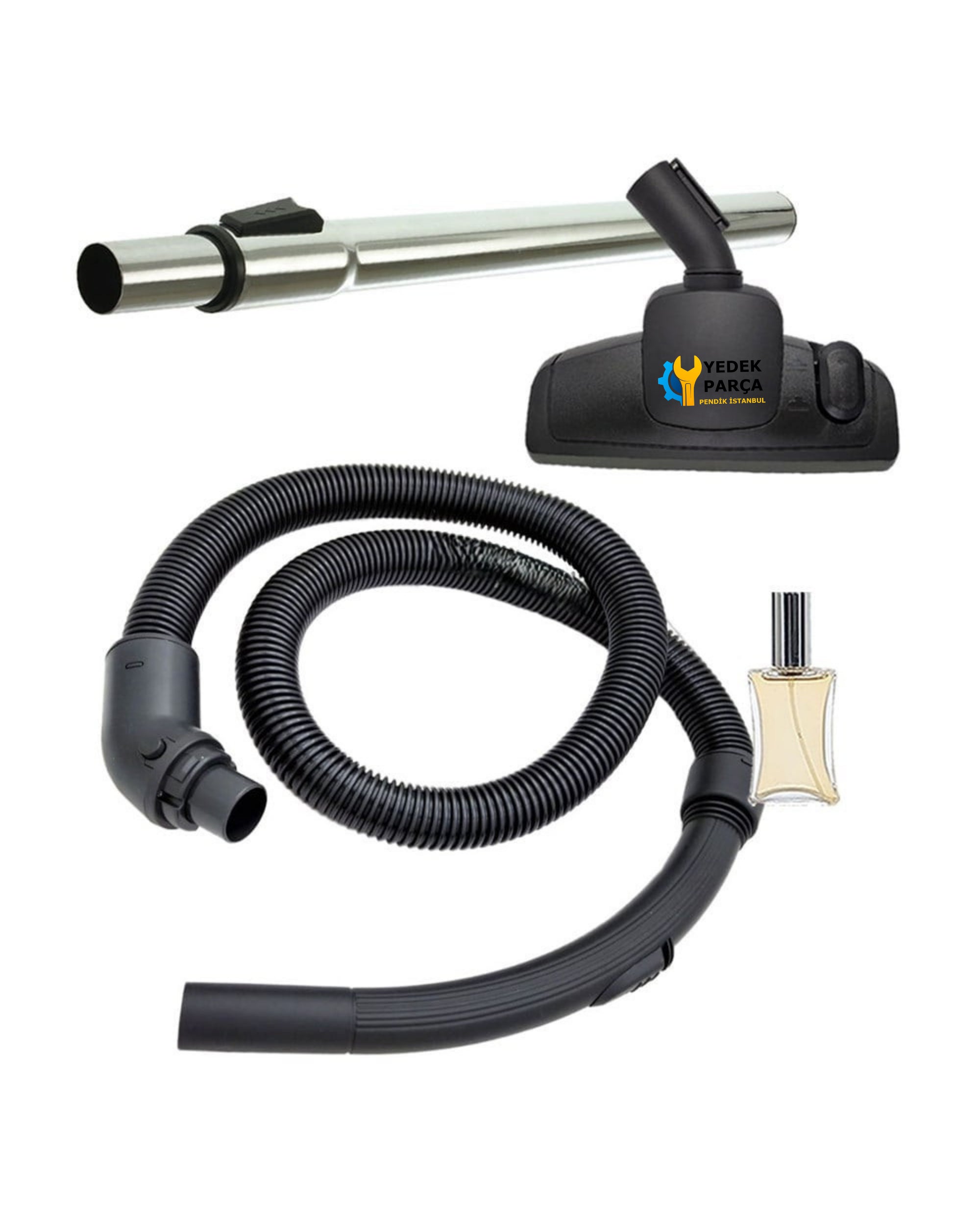 Philips Uyumlu FC 8440 Hortumu Emici Yer Başlık Teleskopik Boru Hediyeli