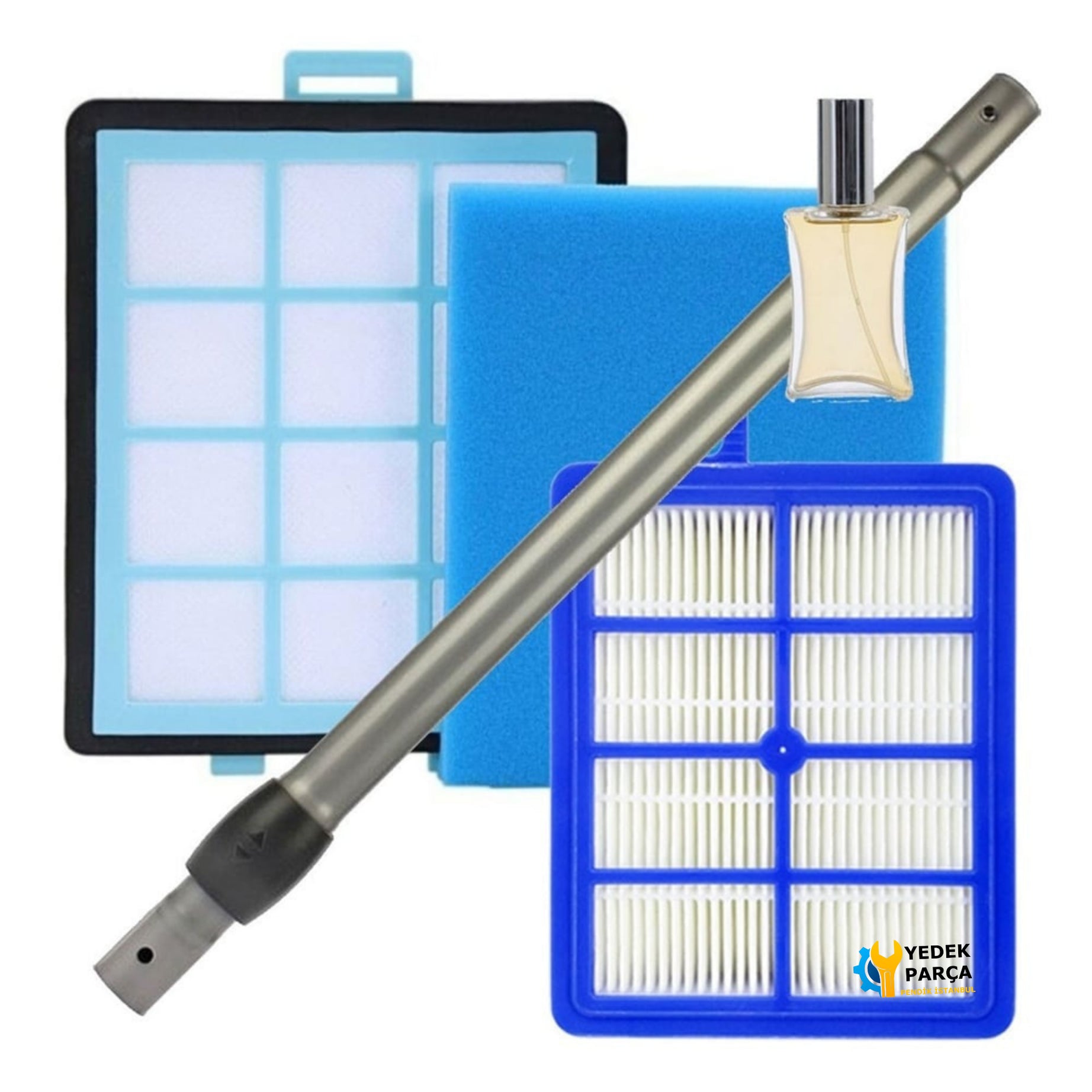 Philips Uyumlu Fc 8766 Süpürge Borusu Ön Filtre Filtre Hepa Filtresi Hediyeli