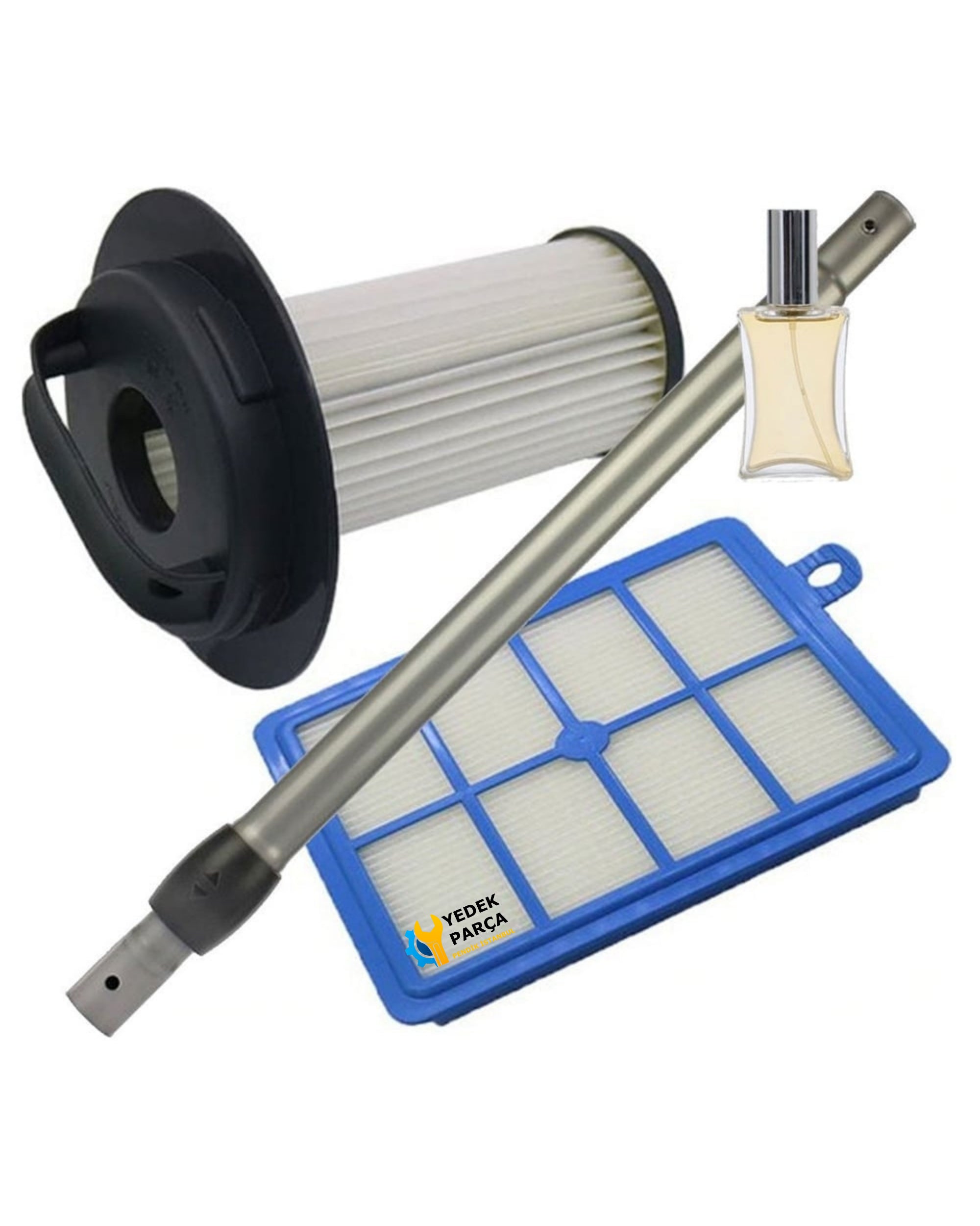 Philips Uyumlu Fc 9213 Süpürge Borusu Silindir Filtre Hepa Filtresi Hediyeli