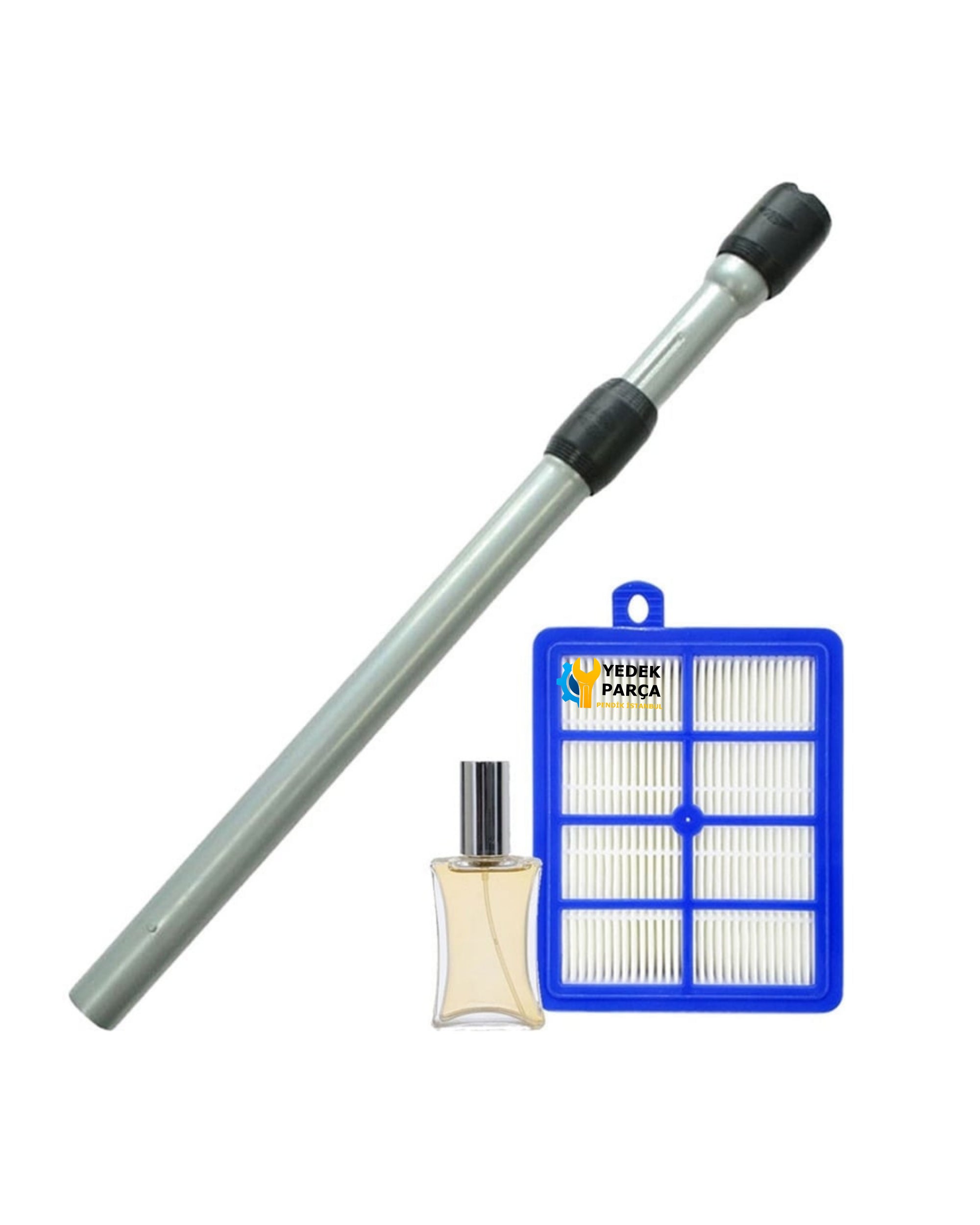 Philips Uyumlu Fc 8781 Performer Silent Çelik Borusu ve Hepa Filtresi Hediyeli