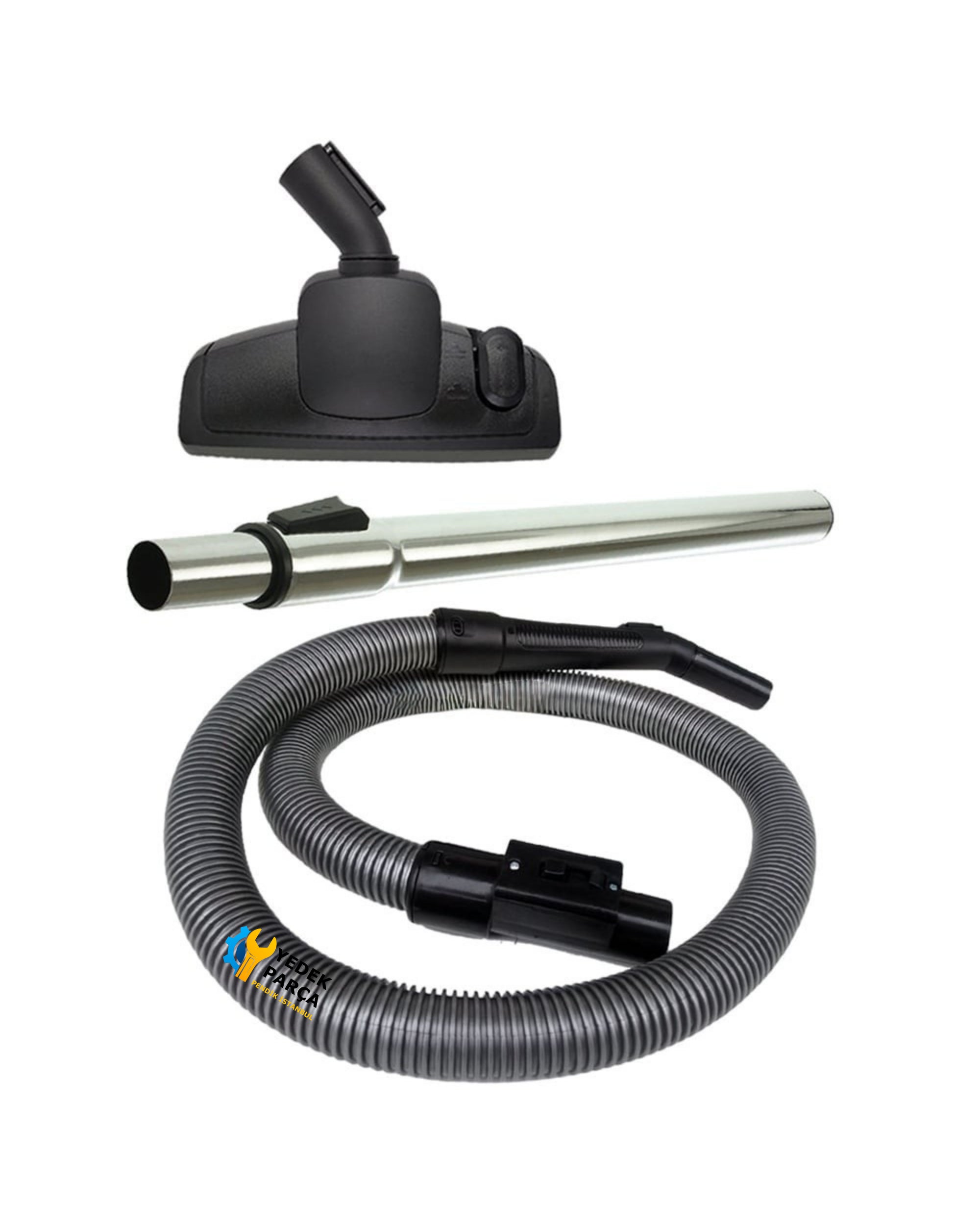 Arçelik Uyumlu AL 650 M Elektrikli Süpürge Hortumu Emici Yer Başlığı Teleskopik Boru