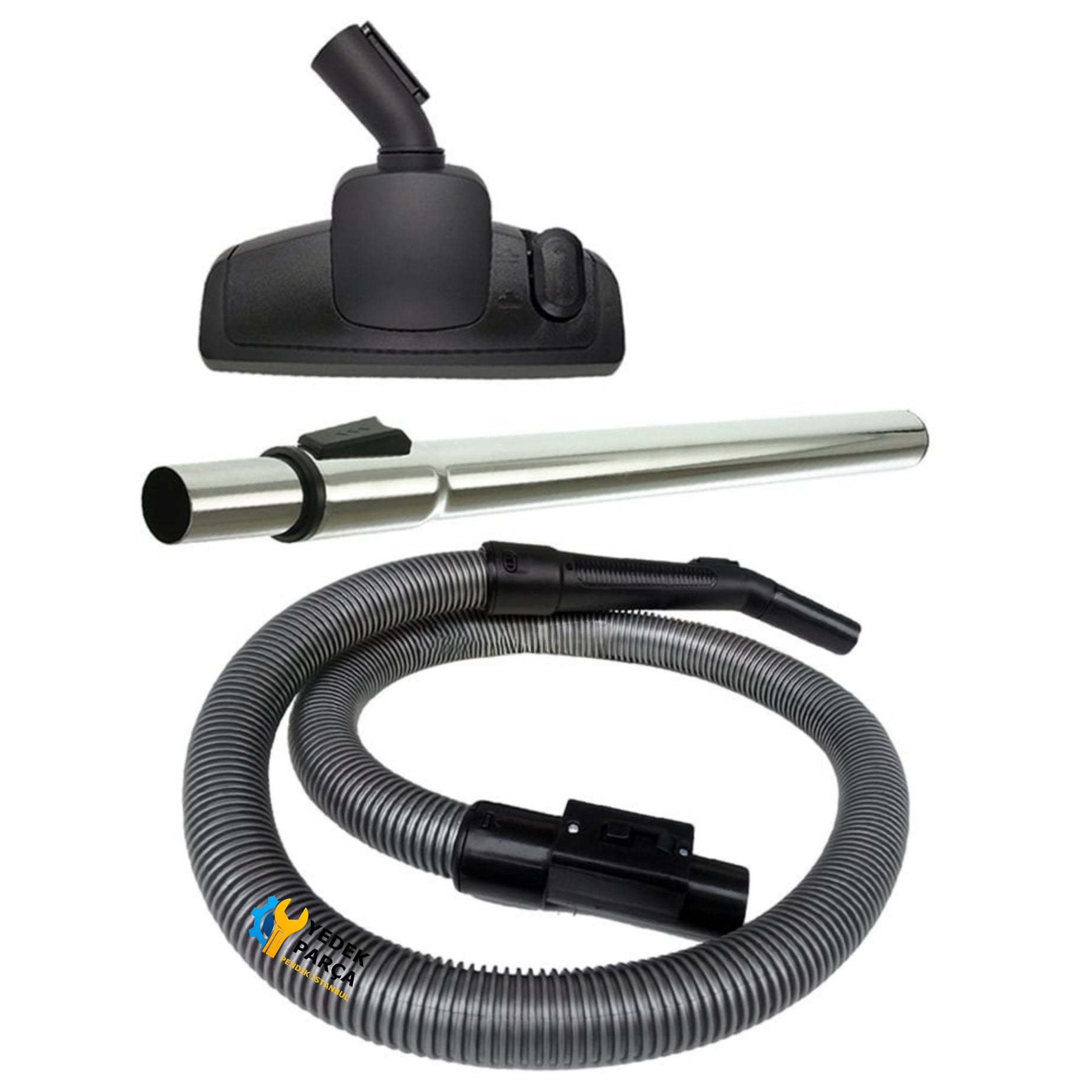 Arçelik Uyumlu S 6650 T Elektrikli Süpürge Hortumu Emici Yer Başlığı Teleskopik Boru