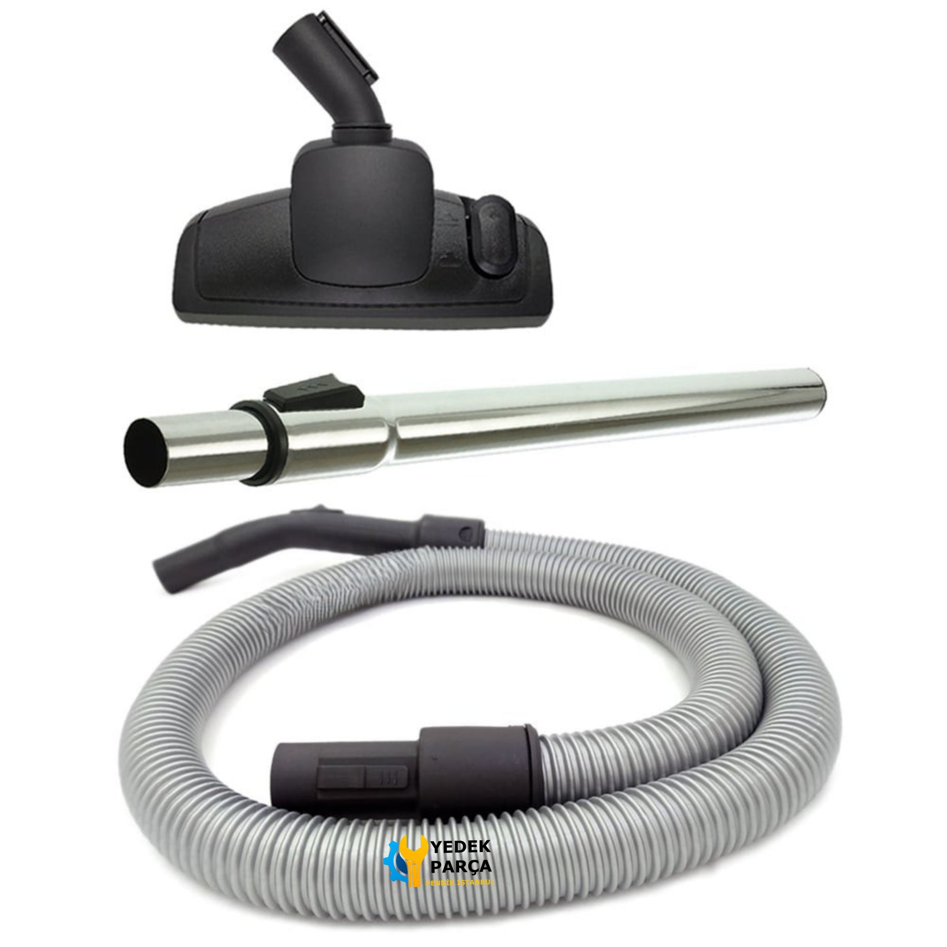 Beko Uyumlu BKS 1260 Elektrikli Süpürge Hortumu Emici Yer Başlığı Teleskopik Boru
