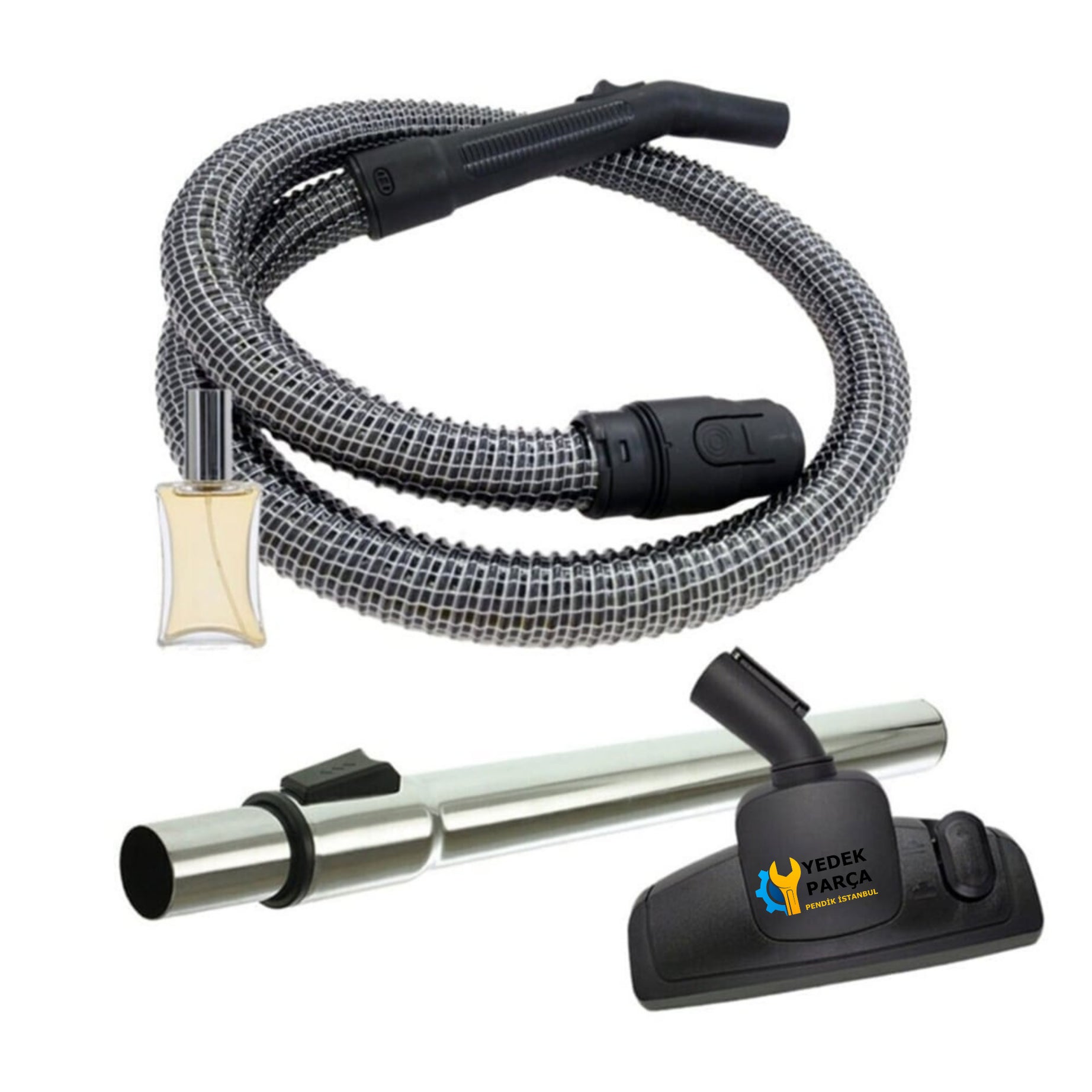 Arnica Uyumlu Bora 4000 Süpürge Çelik Telli Hortum Emici Başlığı Boru Hediyeli