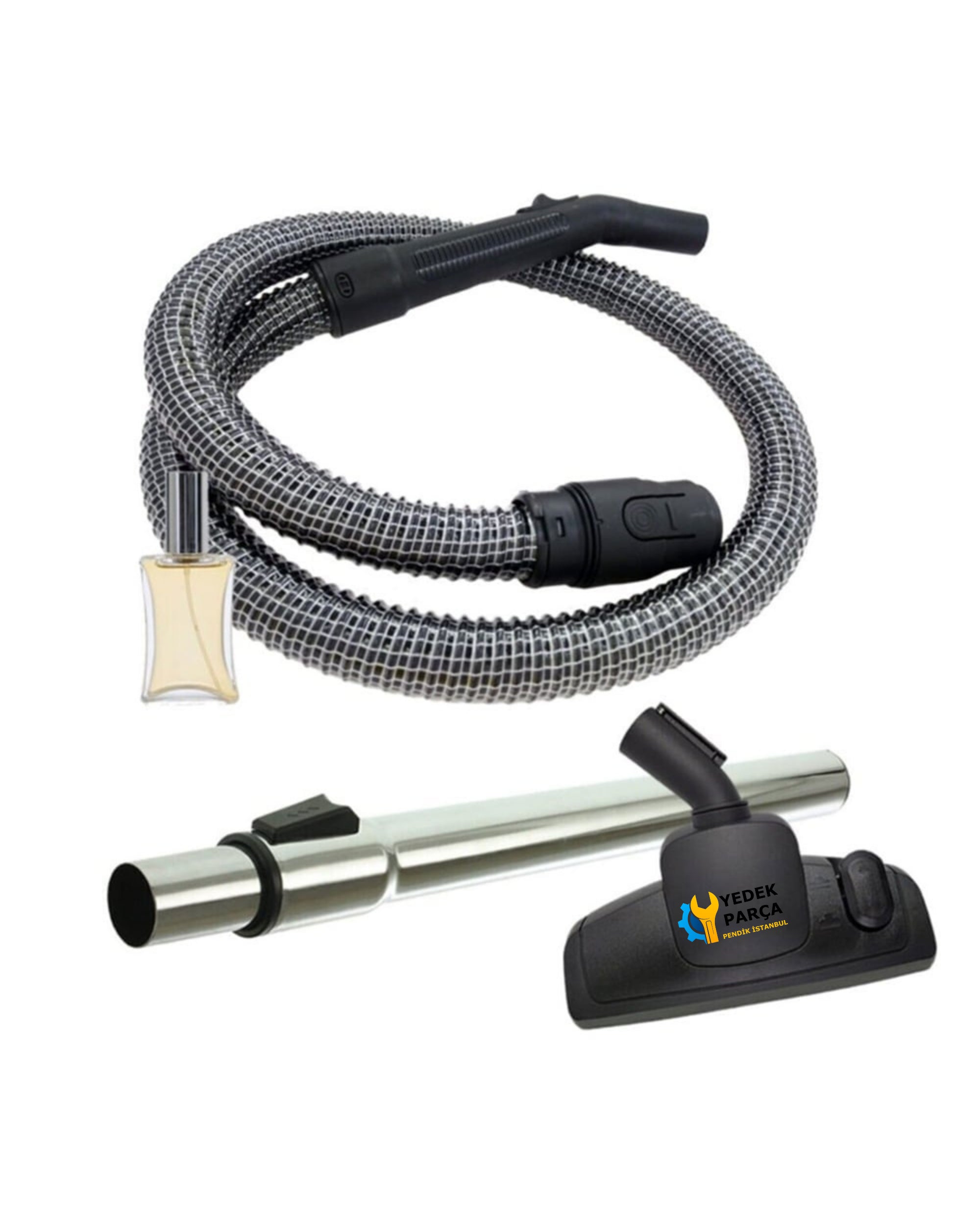 Arnica Uyumlu Bora 5000 Süpürge Çelik Telli Hortum Emici Başlığı Boru Hediyeli