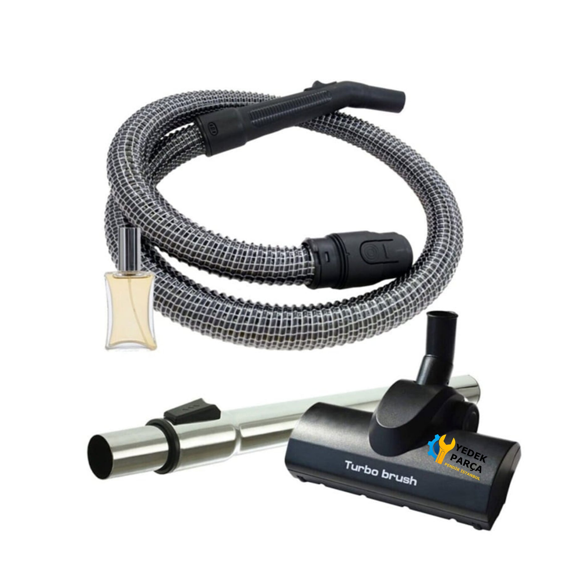 Arnica Uyumlu Bora 7000 Çelik Telli Hortumu Turbo Emici Yer Başlığı Boru Hediyeli