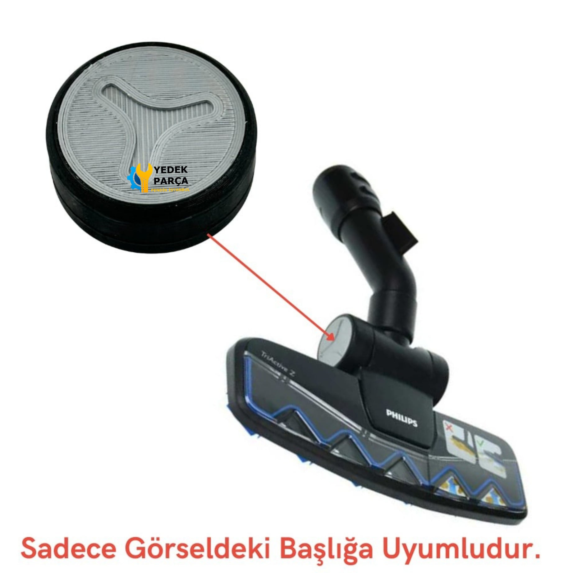 Philips Uyumlu CP9703/01 Triactive Z Başlık Tekerleği