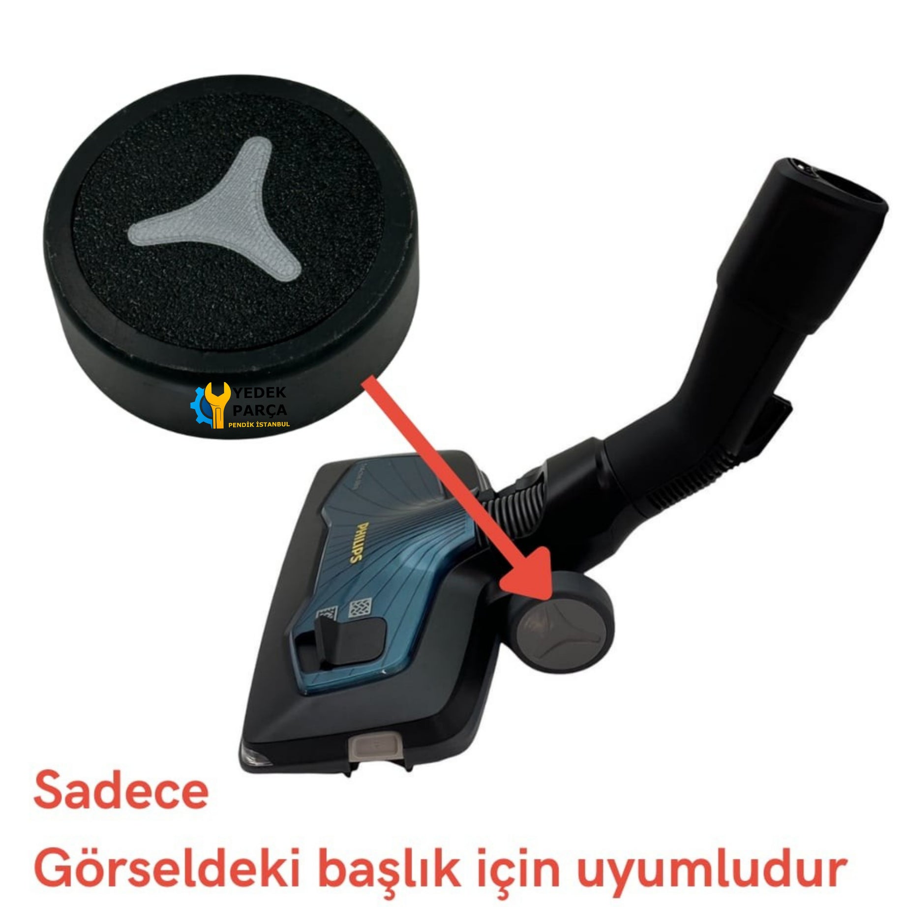Philips Uyumlu FC 9934 Marathon Ultimate Süpürge TriActive Ultra Emici Başlık Tekerlek Tamir Seti
