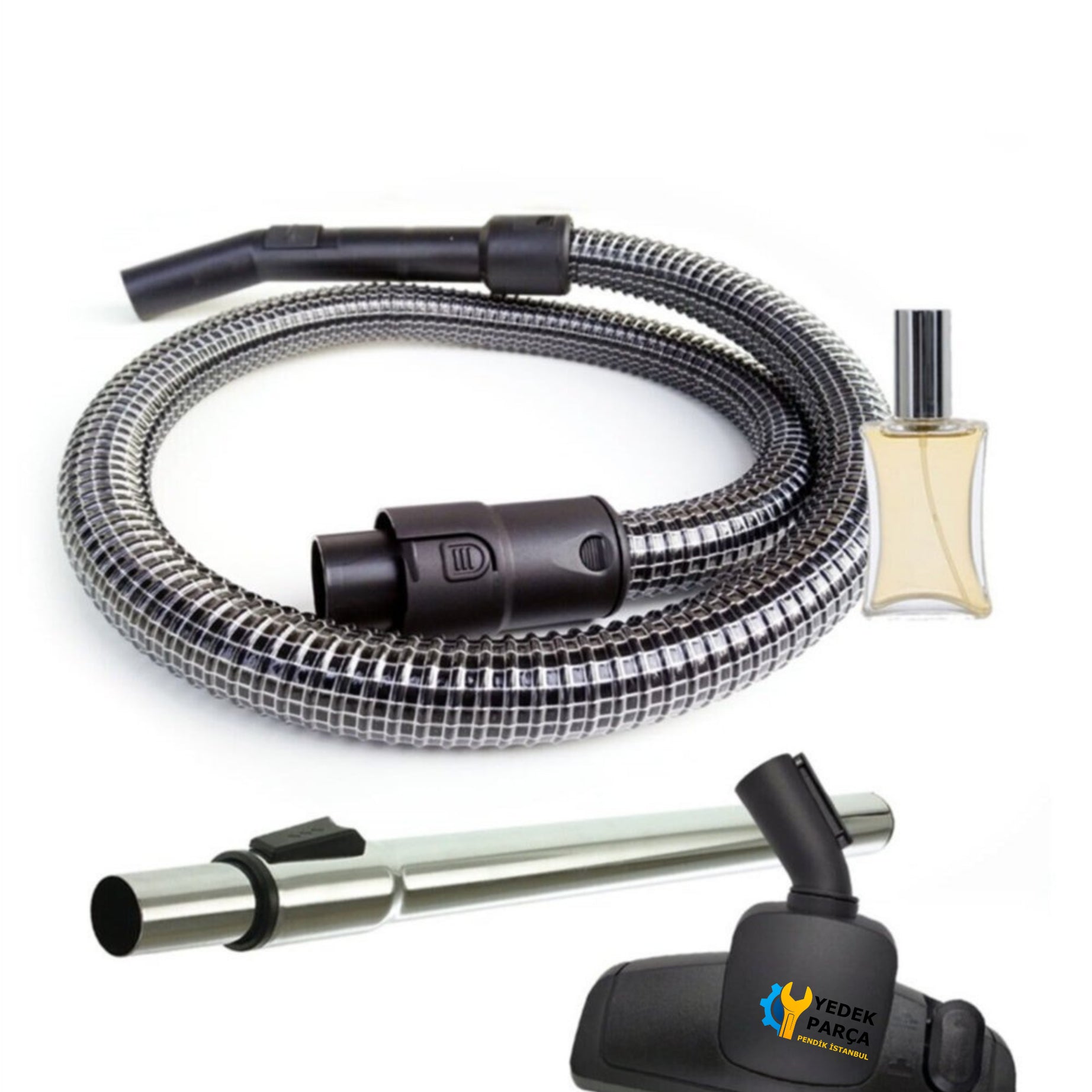 Philips Uyumlu FC 8636 PowerPro Active Çelik Telli Hortumu Başlık Boru Hediyeli