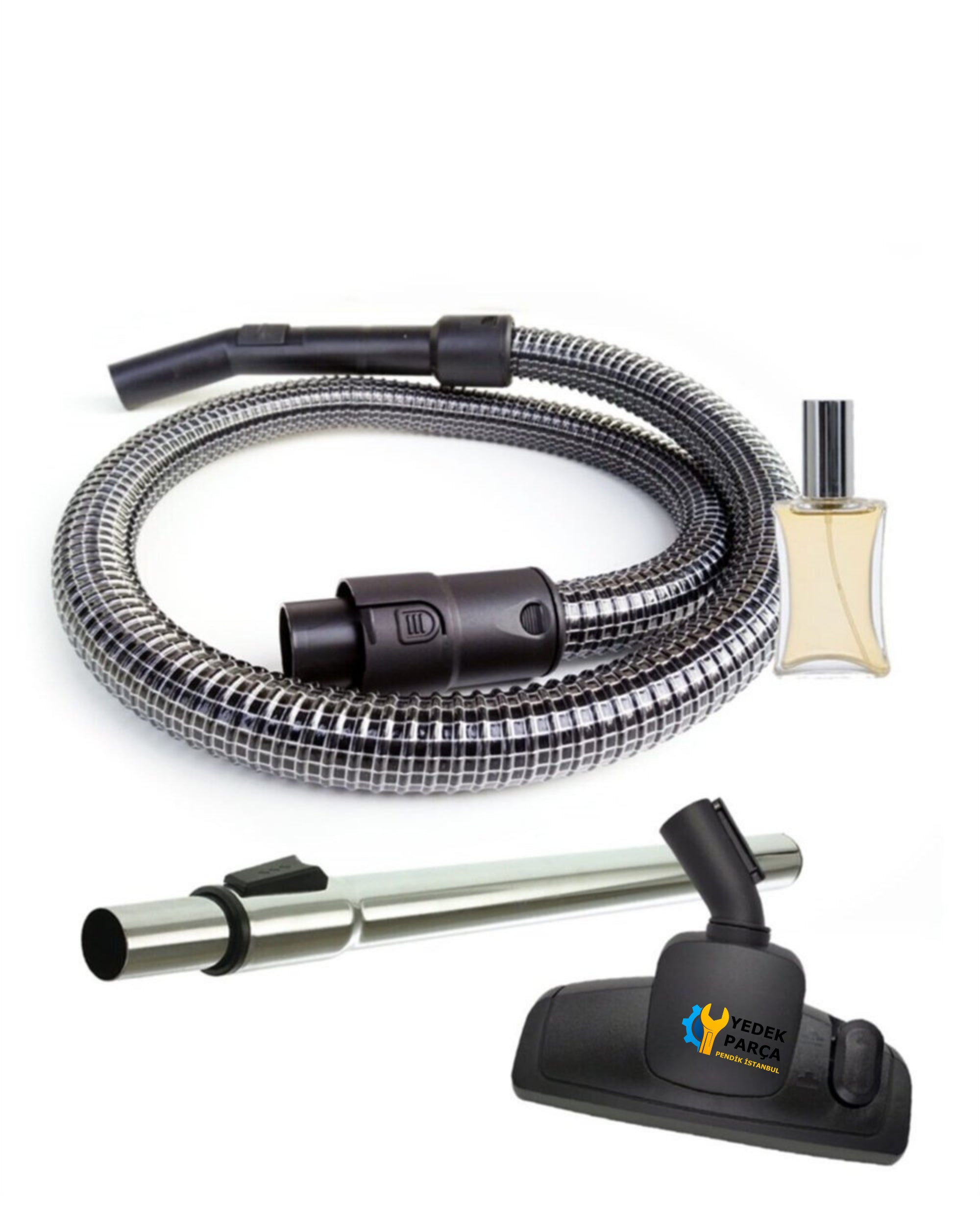 Philips Uyumlu FC 8671 PowerPro Active Çelik Telli Hortumu Başlık Boru Hediyeli