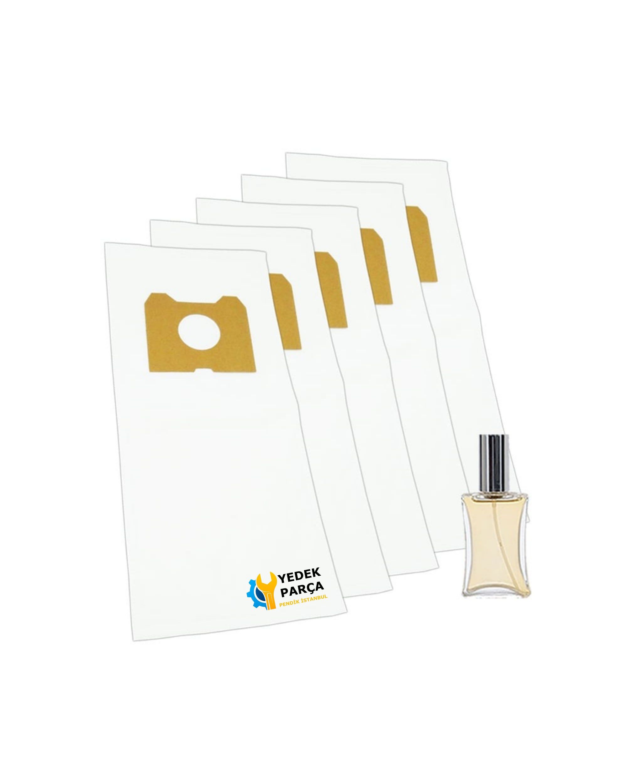 Philips Uyumlu FC 6844/02 Süpürge Toz Torbası 5 Adet Hediyeli