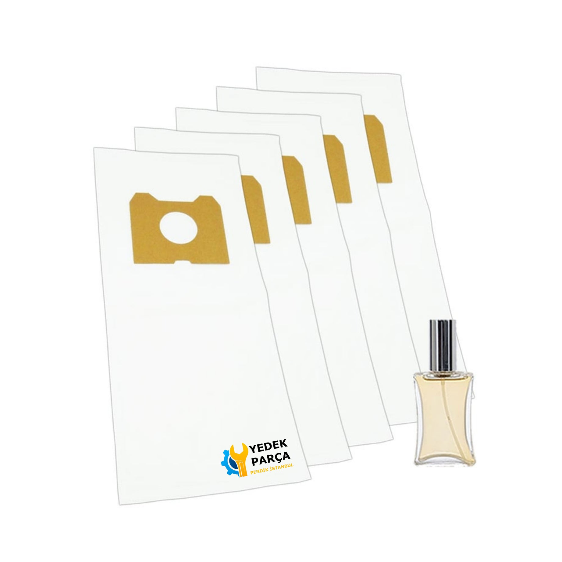 Philips Uyumlu Athena Thriatlon HR 6836 Süpürge Toz Torbası 5 Adet Hediyeli