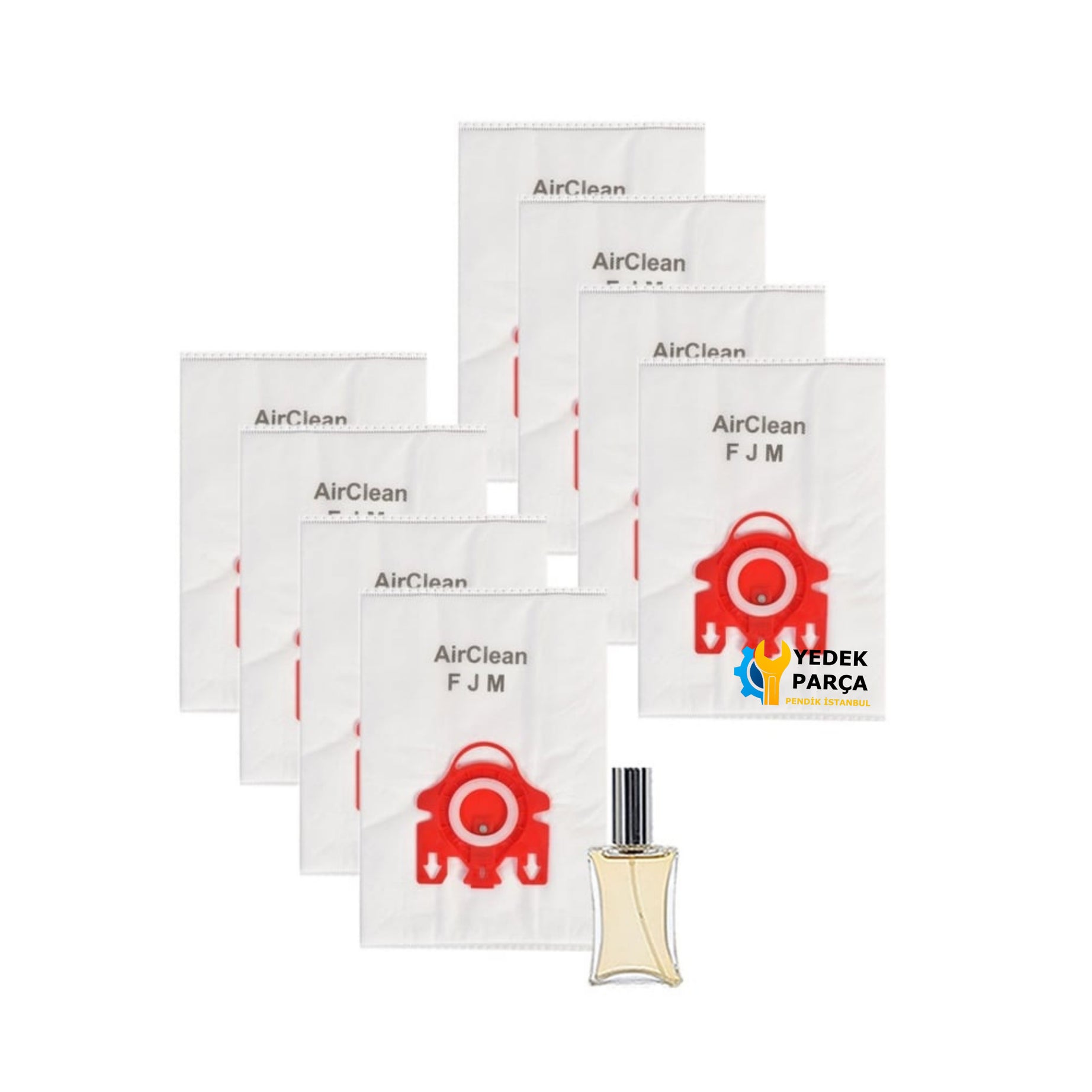 Miele Uyumlu S800 - S899 Elektrikli Süpürge FJM 8 Adet Toz Torbası Hediyeli