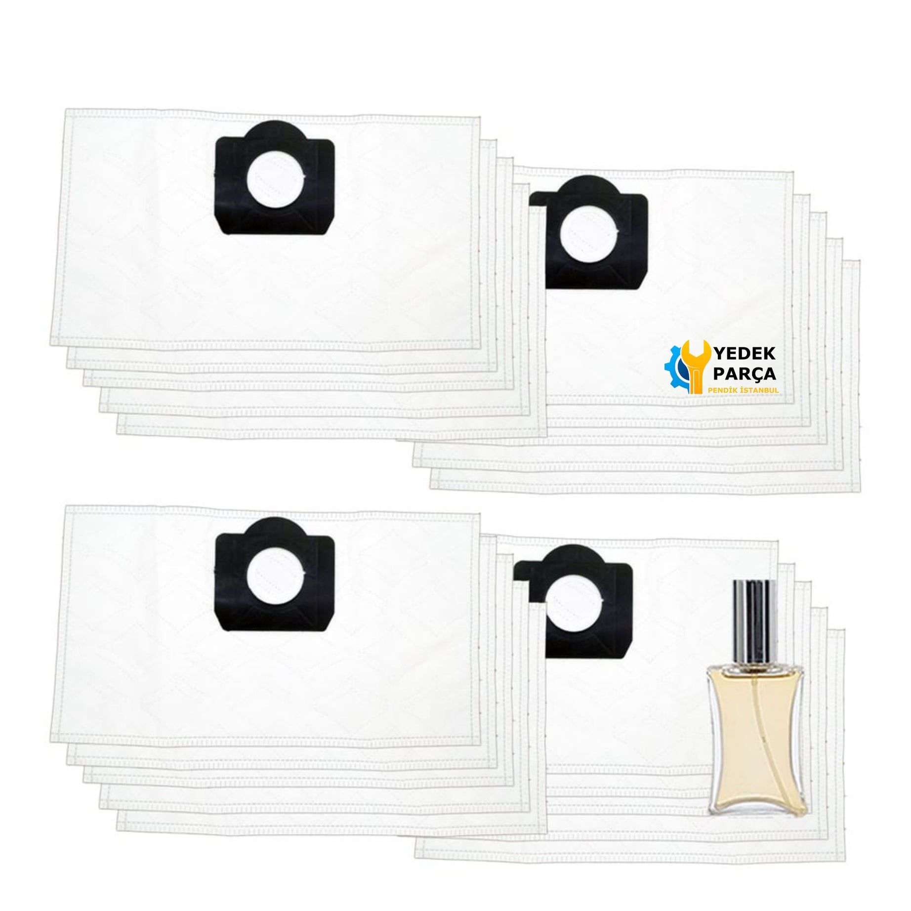 Rowenta Uyumlu Hydro Bomby X Süpürge Toz Torbası 20 Adet Hediyeli