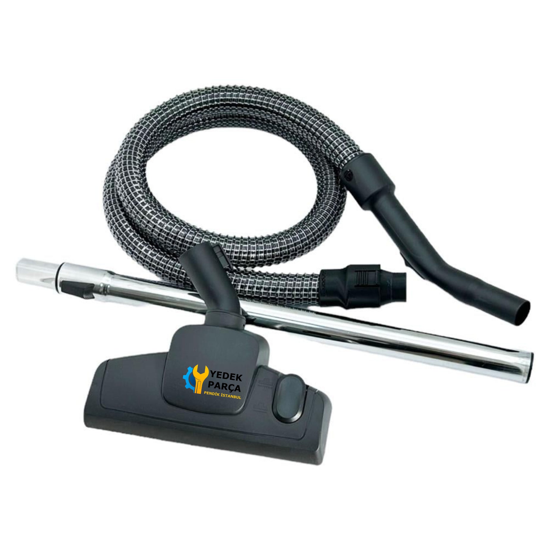 Nilfisk Uyumlu Power P10 - P12 Süpürge Çelik Telli Hortumu Seti