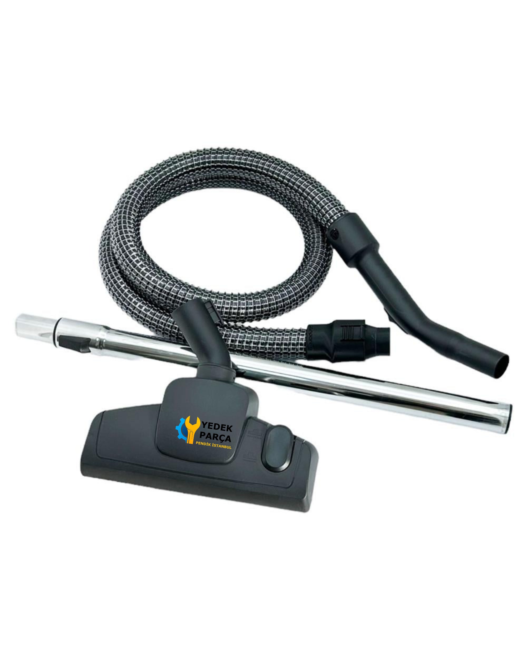 Nilfisk Uyumlu Power P20 - P40 Süpürge Çelik Telli Hortumu Seti