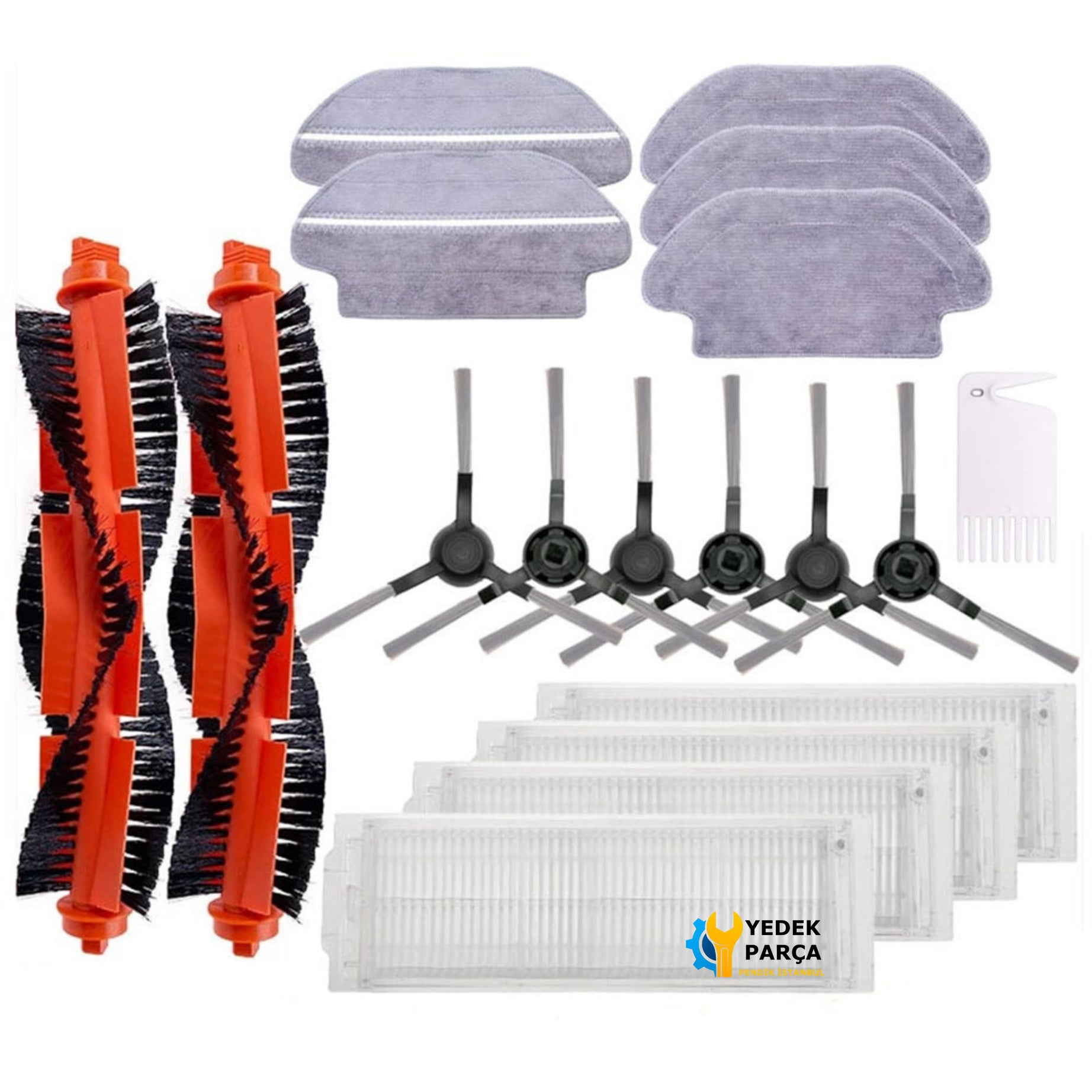 Mi Robot Vacuum Mop Pro Uyumlu 4 Parça Set