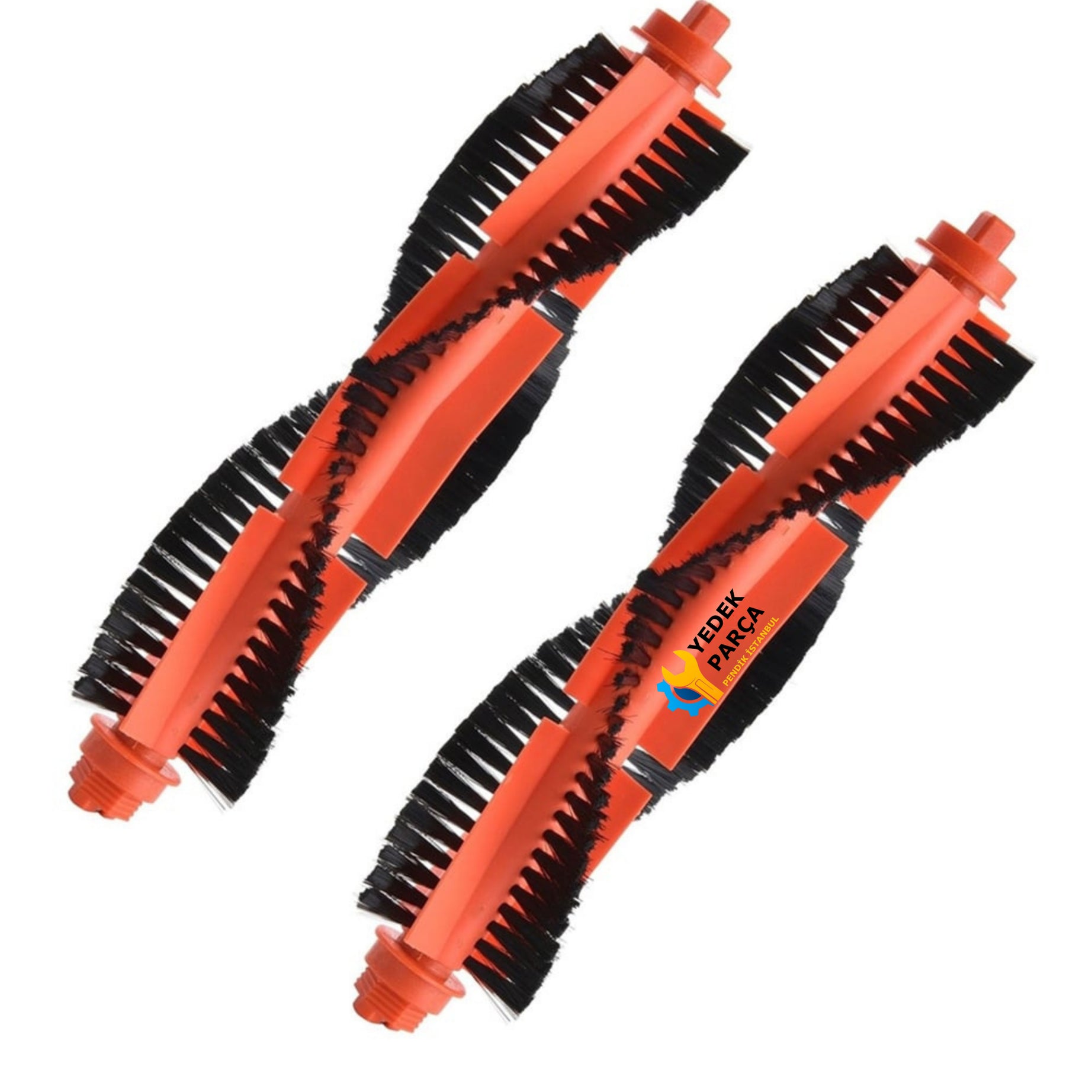 Viomi Uyumlu MijiaSTYJ02YM Viomi Uyumlu V2 Pro V3 SE Vacuum Akıllı Robot Süpürge Ana Fırça Turuncu 2 Adet