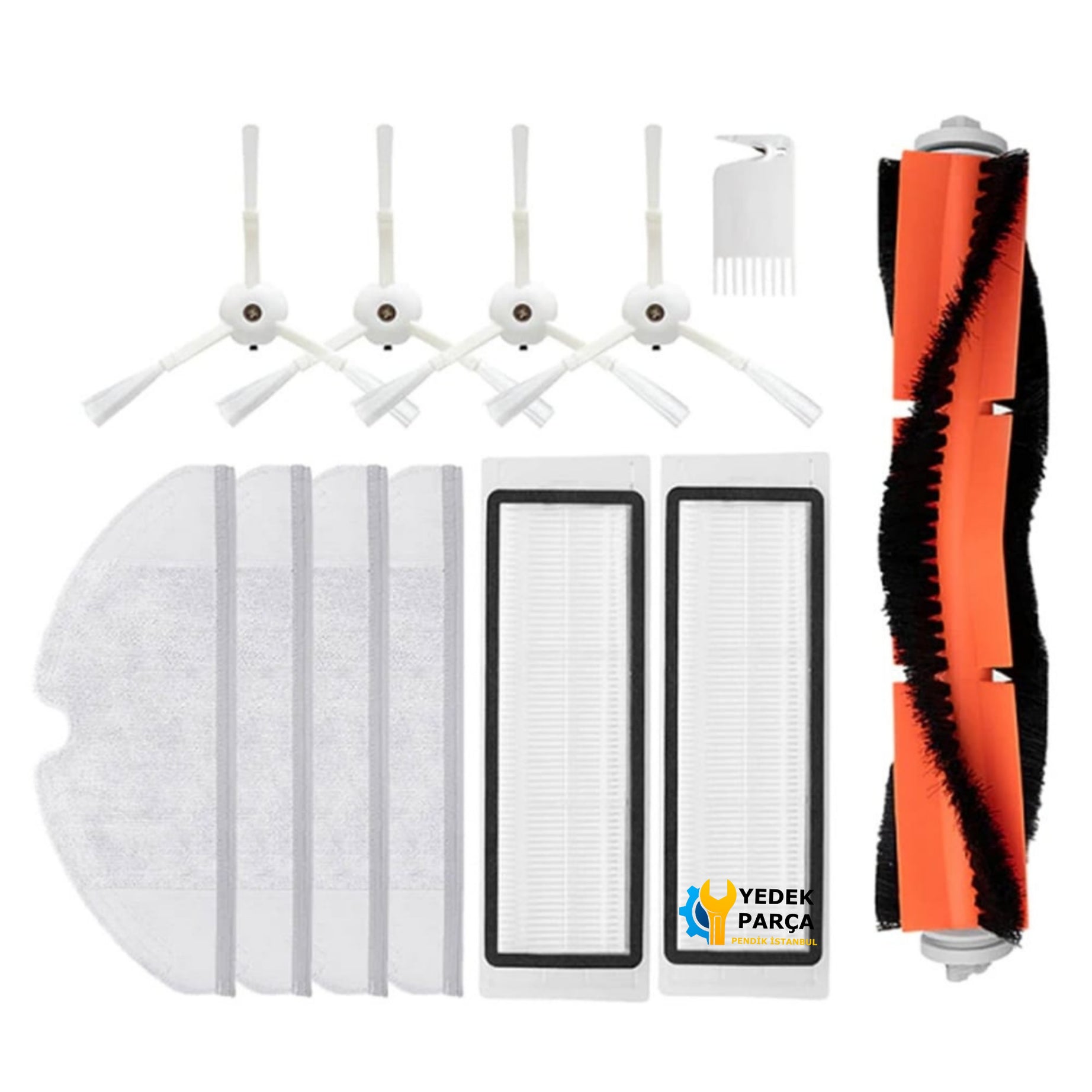 Xiaomi Uyumlu Robo-rock S5 (S50/S51/S55 Series) S5 Max Akıllı Robot Süpürge Aksesuar Seti