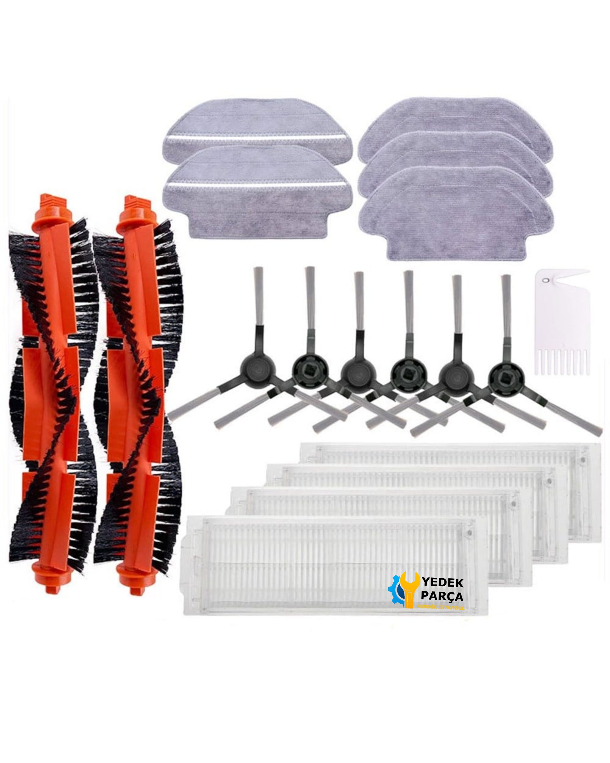 Viomi Uyumlu MijiaSTYJ02YMV2 Pro V3 SE Vacuum Cleaner Robot Süpürge Yenileme Seti