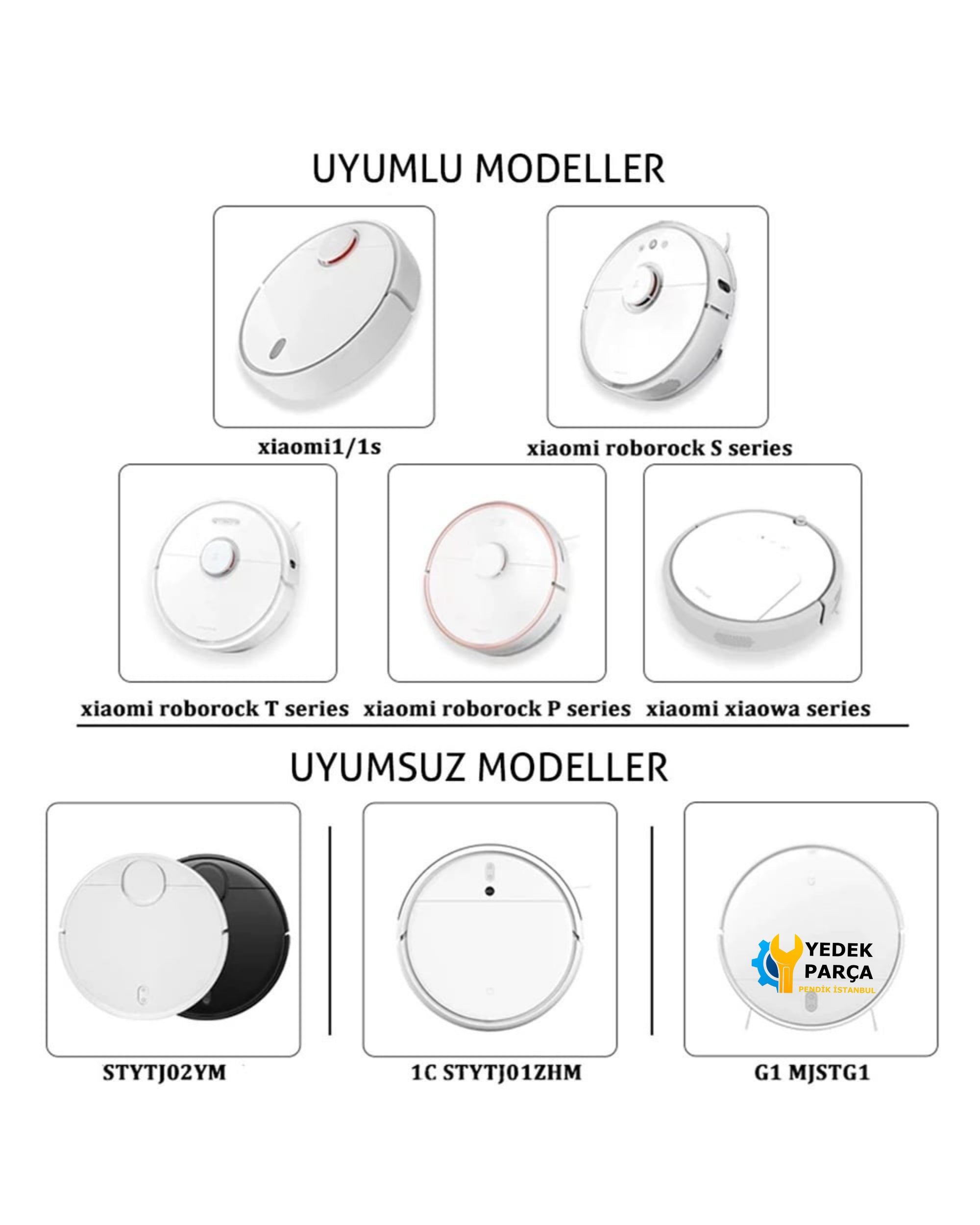 Xiaowa Uyumlu Roborock E4 Series Akıllı Robot Süpürge Bakım Seti