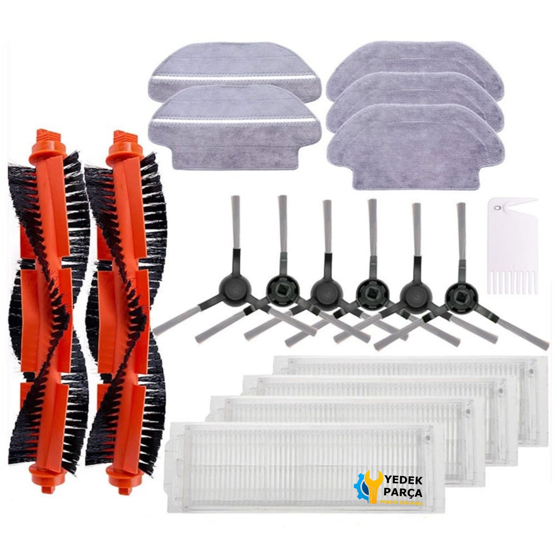 Viomi Uyumlu MijiaSTYJ02YMV2 Pro V3 SE Vacuum Cleaner Robot Süpürge Yenileme Seti