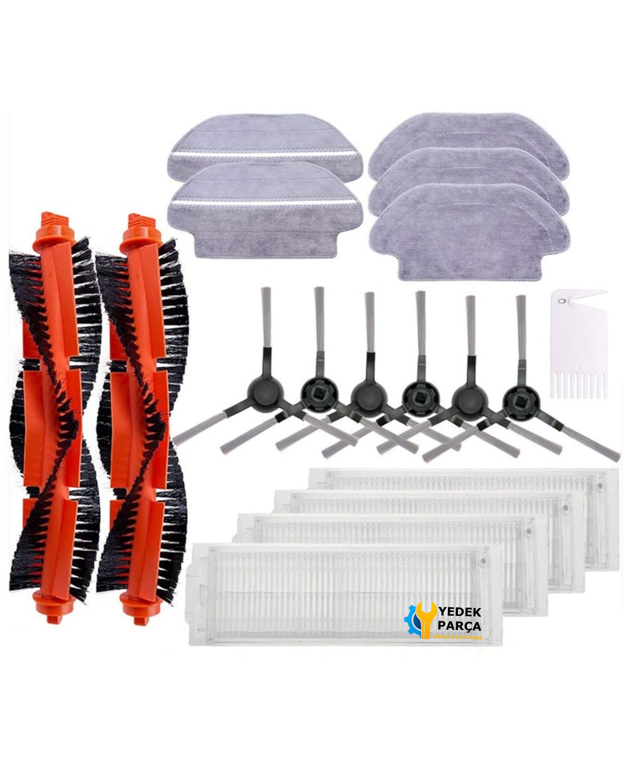 Viomi Uyumlu V2 Pro Vacuum Cleaner Robot Süpürge Yenileme Seti