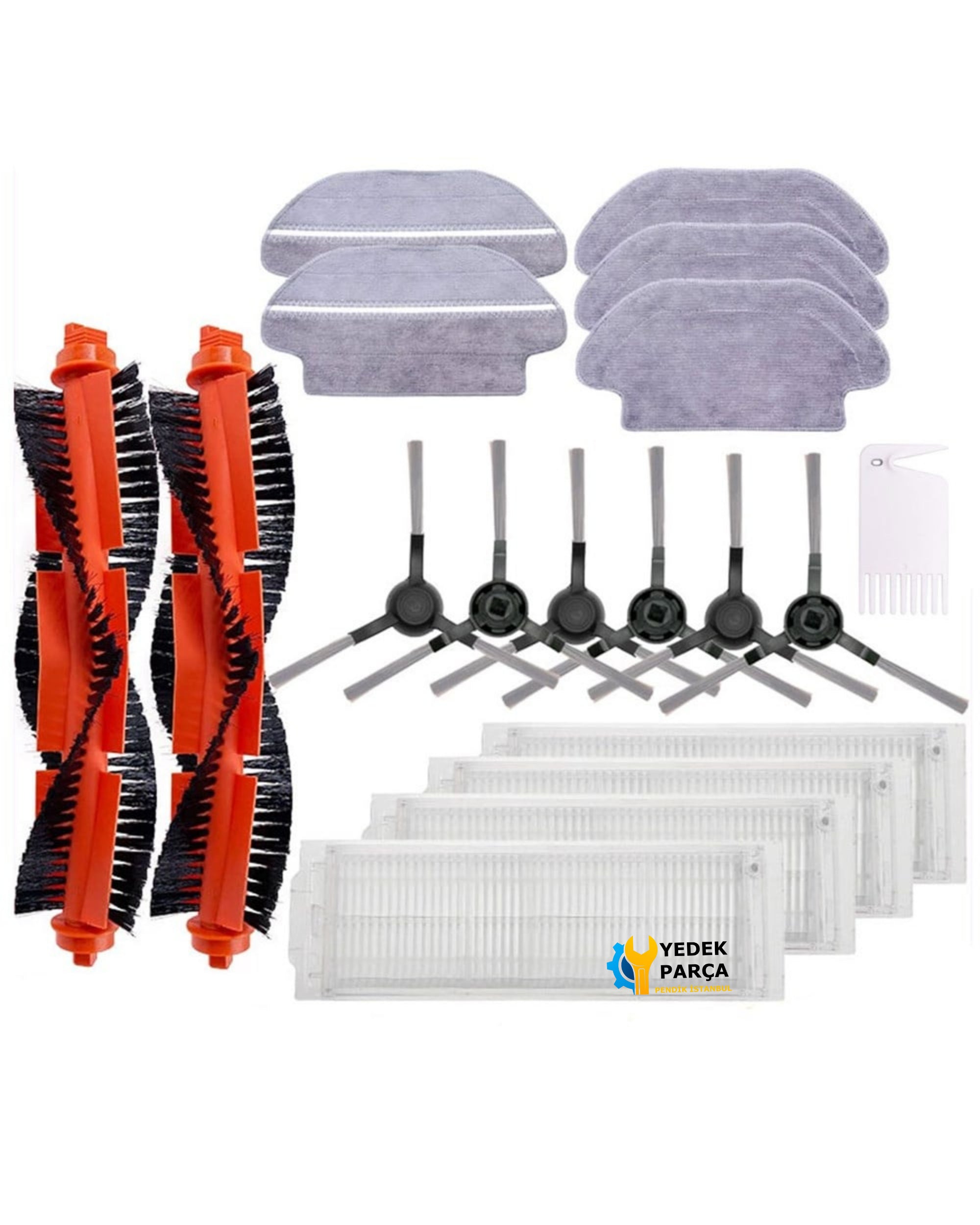 Viomi Uyumlu V2 Pro Vacuum Cleaner Robot Süpürge Yenileme Seti