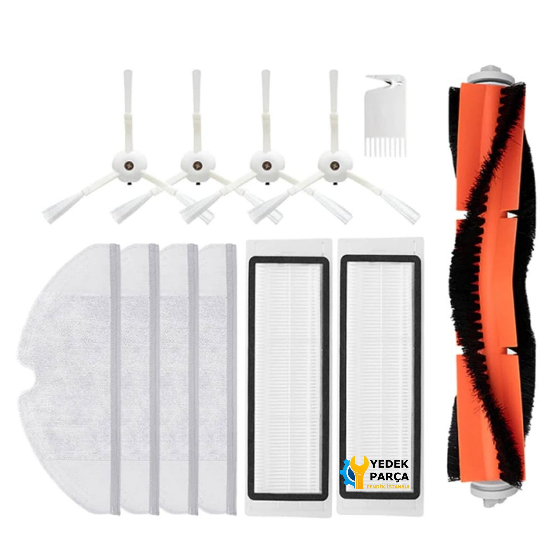 Xiaomi Uyumlu Robo-rock S5 (S50/S51/S55 Series) S5 Max Akıllı Robot Süpürge Aksesuar Seti