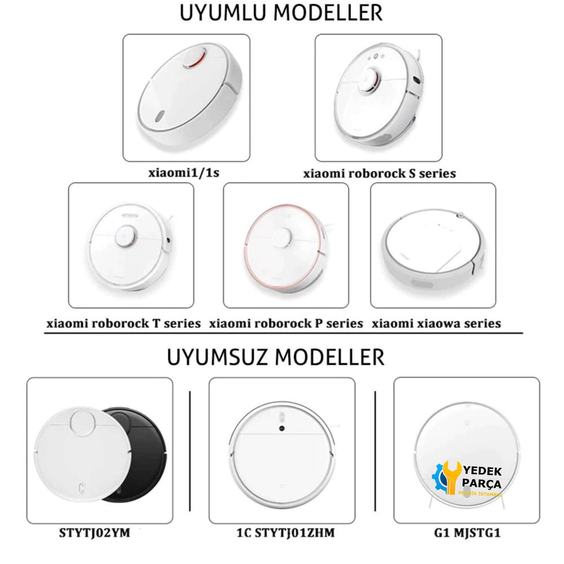 Xiaomi Uyumlu Robo-rock S6 (S60/S65 Series) S6 MaxV - S6 Pure Akıllı Robot Süpürge Yenileme Seti