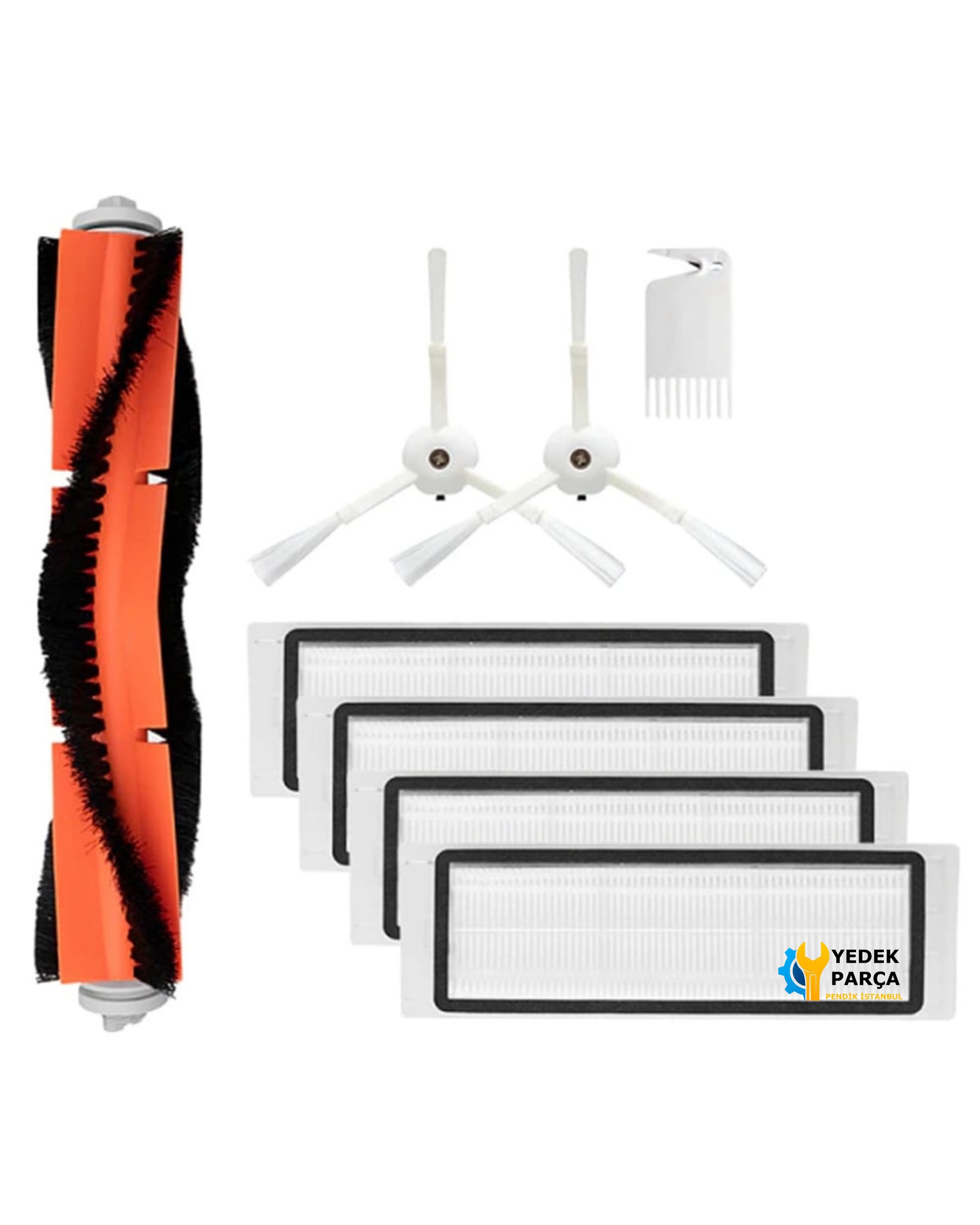 Xiaowa Uyumlu Roborock E4 Series Vacuum Cleaner Robot Süpürge Aksesuar Seti