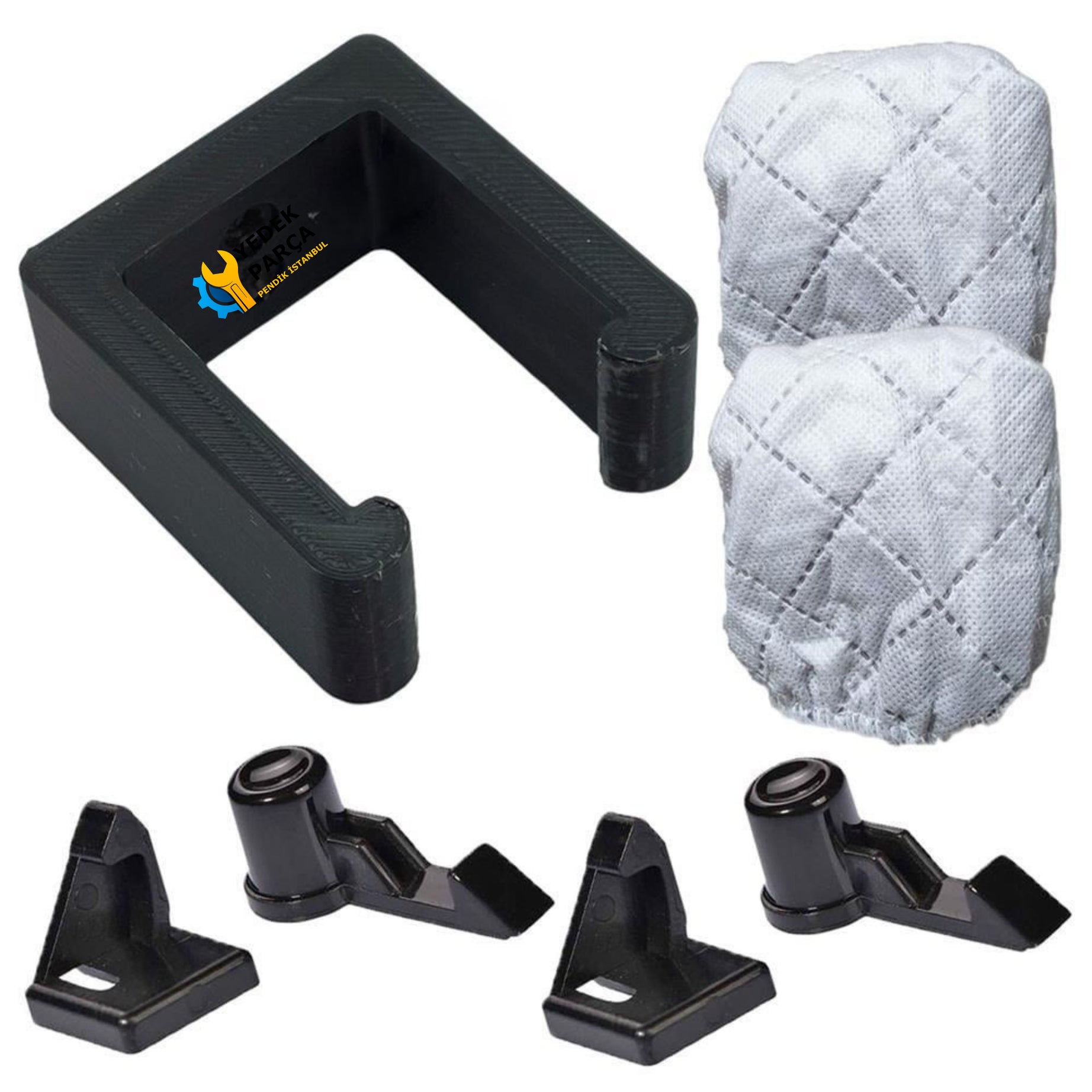 Fantom Uyumlu DU 2100 Speedy Pro Süpürge Askı Aparatı Tırnak Kilidi Karşılığı Torbası