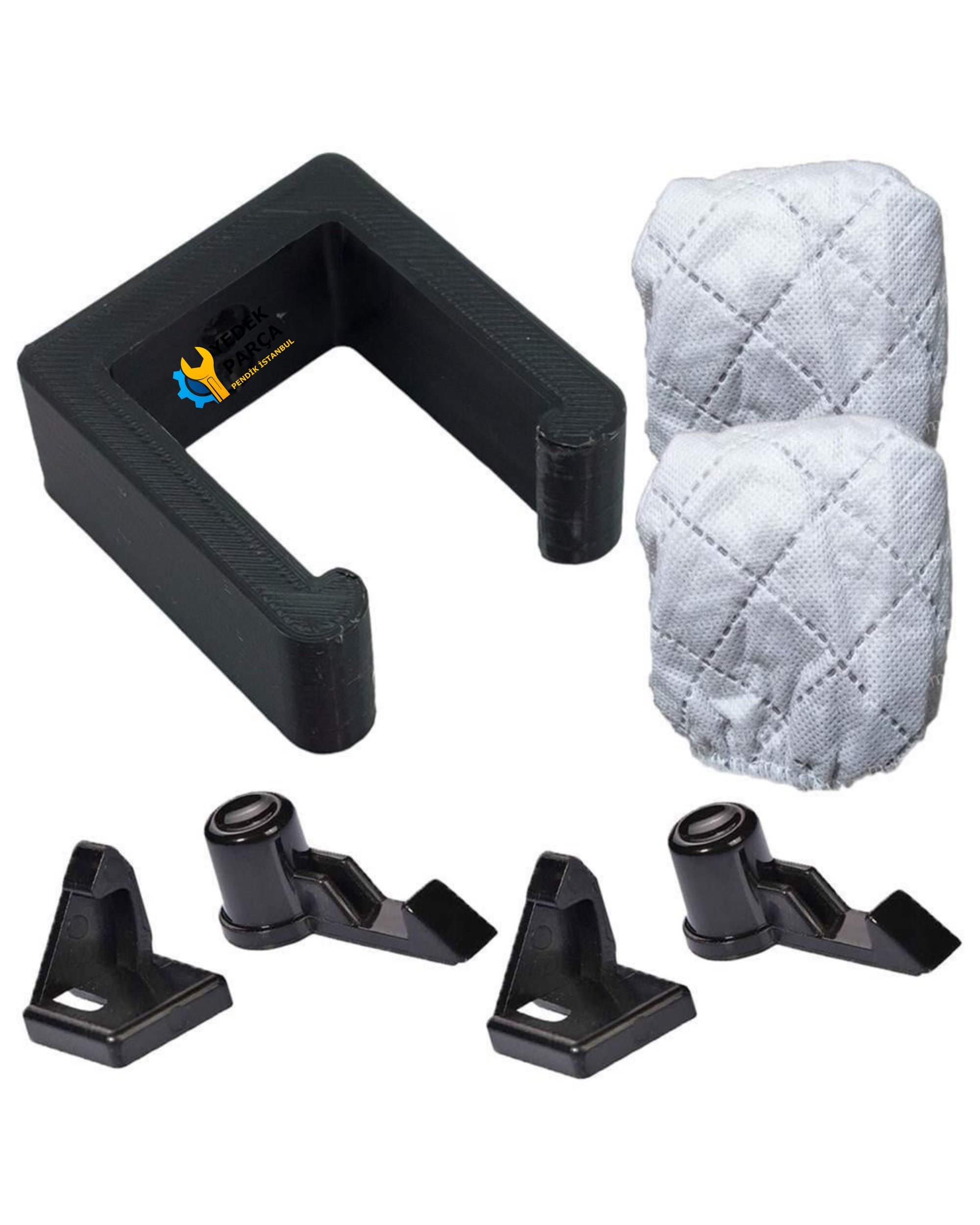 Fantom Uyumlu DU 2100 Speedy Pro Süpürge Askı Aparatı Tırnak Kilidi Karşılığı Torbası