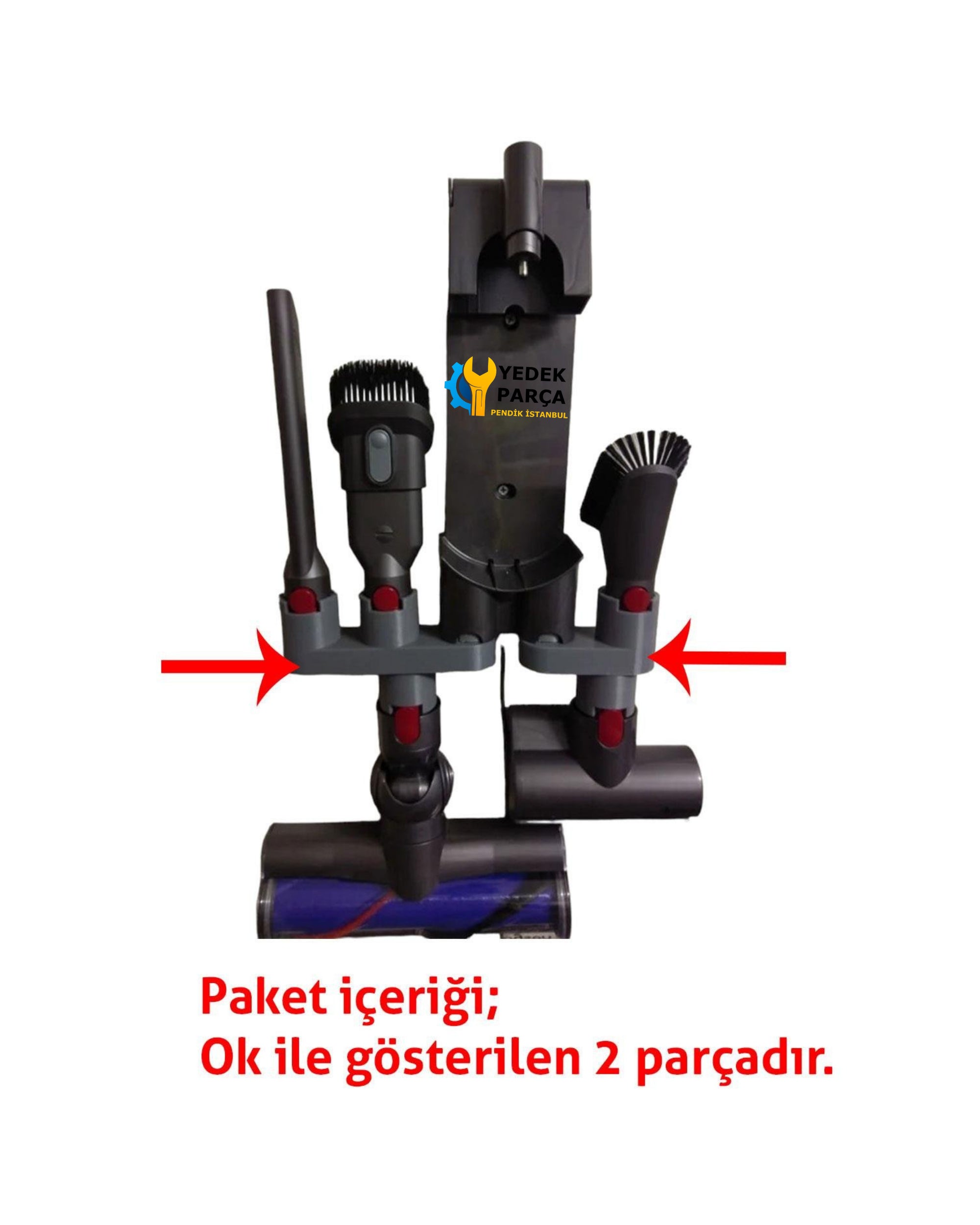 Süpürge Aksesuar Tutucu, Dyson Uyumlu V7, V8, V10, V11, V15 için Aksesuar Tutucu