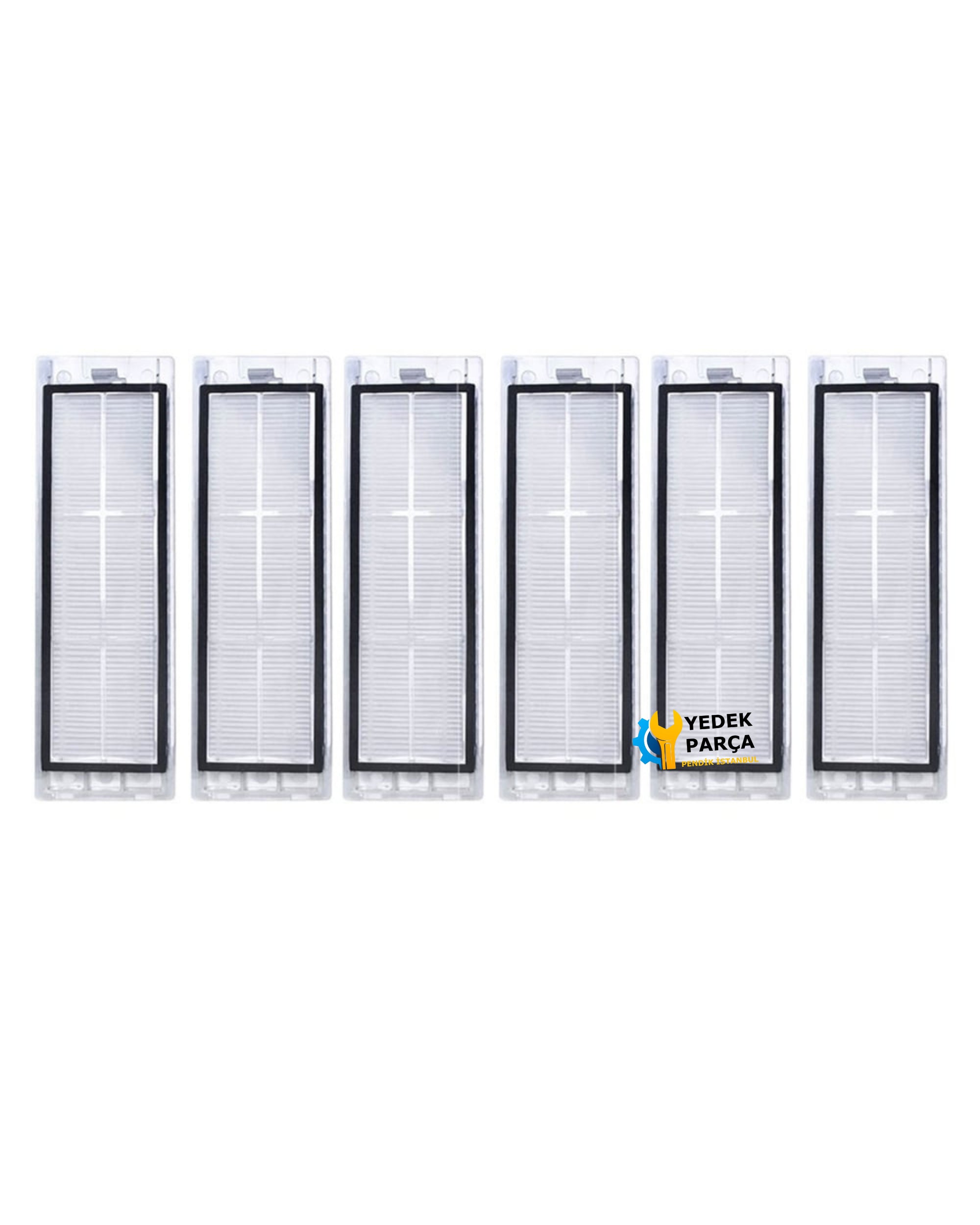 Xiaomi Uyumlu Robo-rock S6 (S60/S65 Series) S6 MaxV - S6 Pure Akıllı Robot Süpürge Hepa Filtre 6 Adet