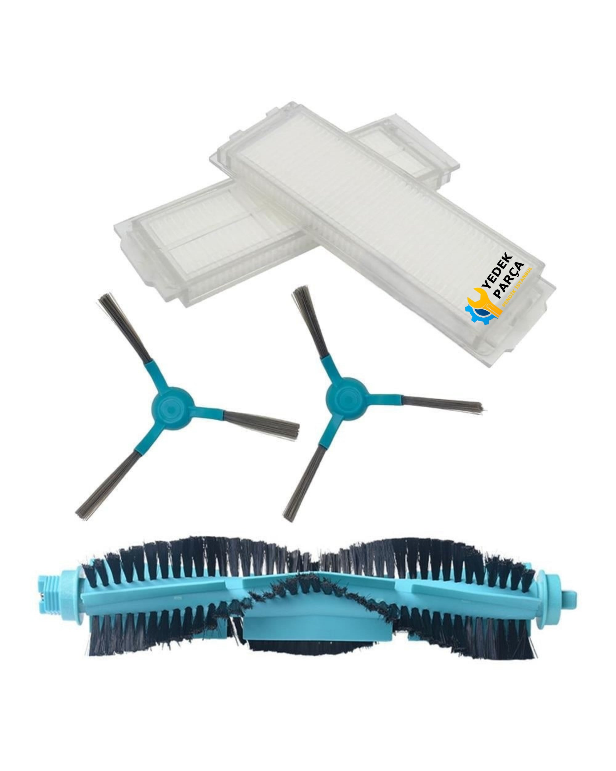 Viomi ile Uyumlu V2 / V2 Pro / V3 Se Robot Süpürge 7lİ Yedek Parça Set