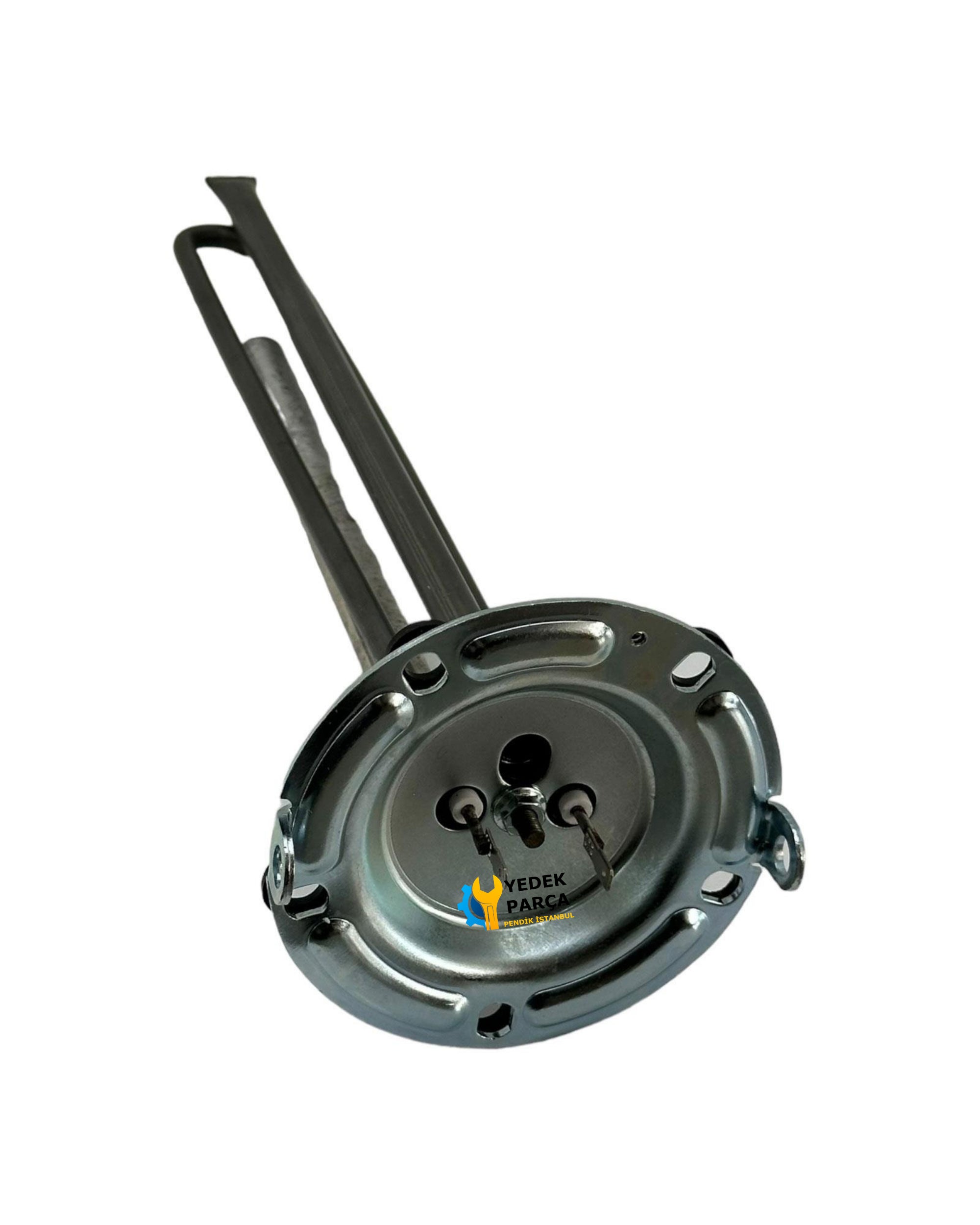 Termosifon D4 Titanyum 5 Delikli, Contalı, Flanşlı, Anotlu Termosifon Rezistansı